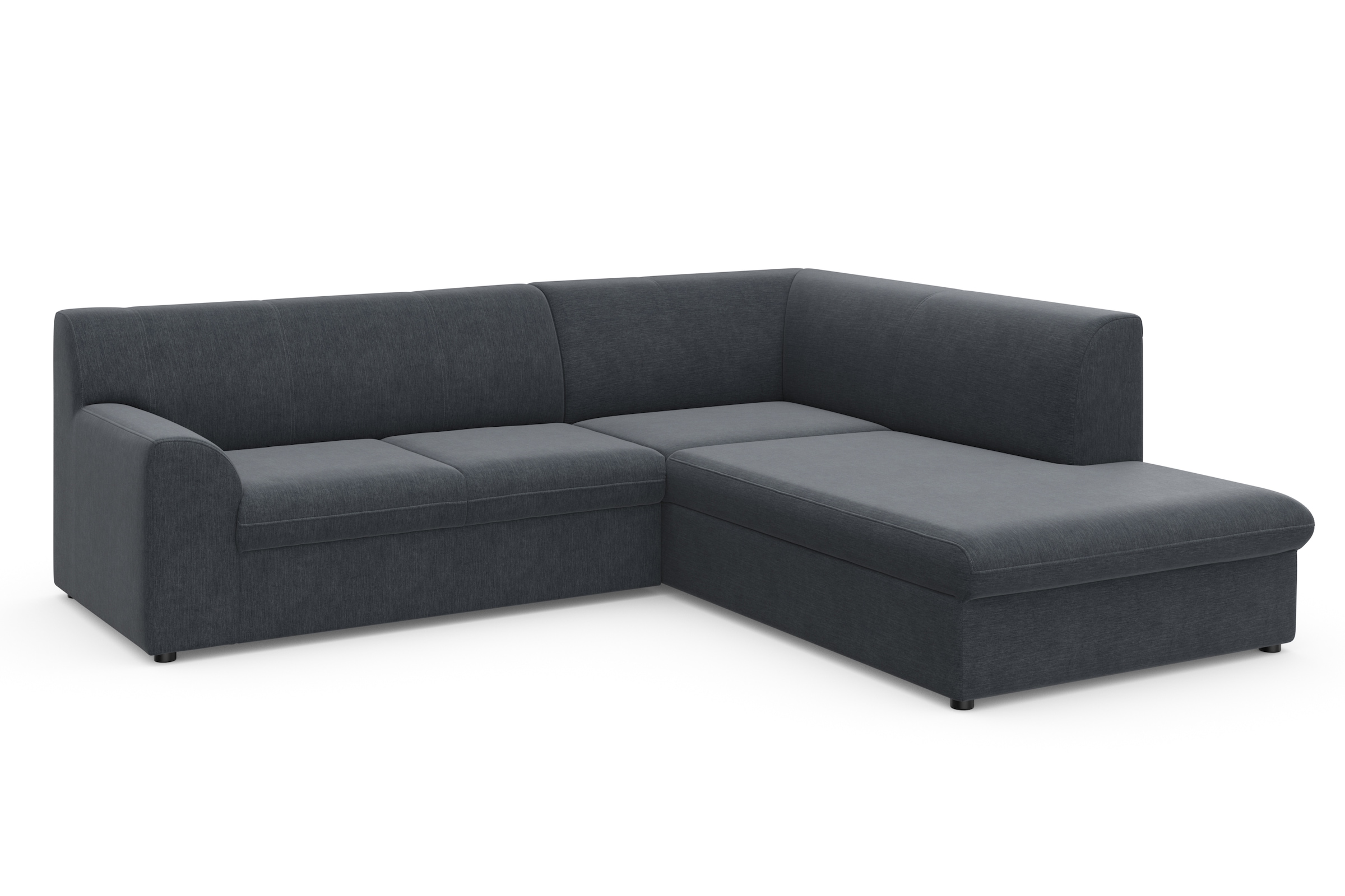 DOMO collection Ecksofa »Topper zeitlos elegant, kompakte Stellmasse, OTTOs Choice, L-Form«, mit Ottomane, wahlweise mit Schlaffunktion