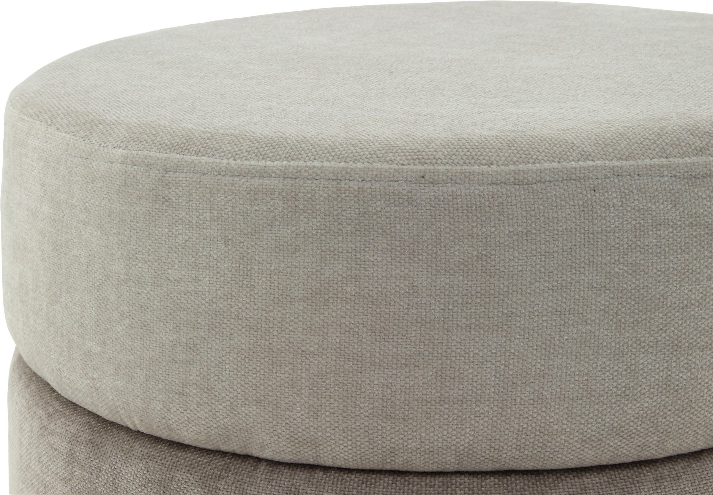 Kayoom Sitzhocker »Hocker Matilda 225, Komfortable runde Form, Gemütlicher Design-Hocker«, (1 St.), samtweich, elegant, gepolstert, grosse Sitzfläche