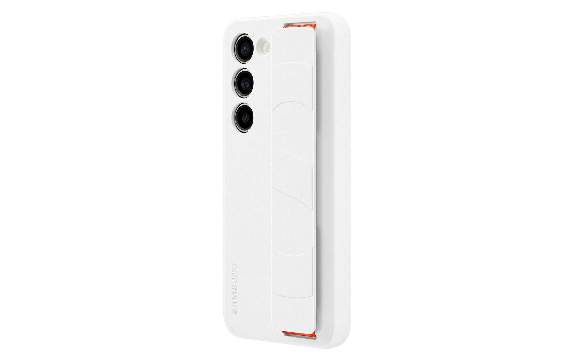 Handyhülle »Silicone Grip Cover White«, Samsung,Galaxy S23