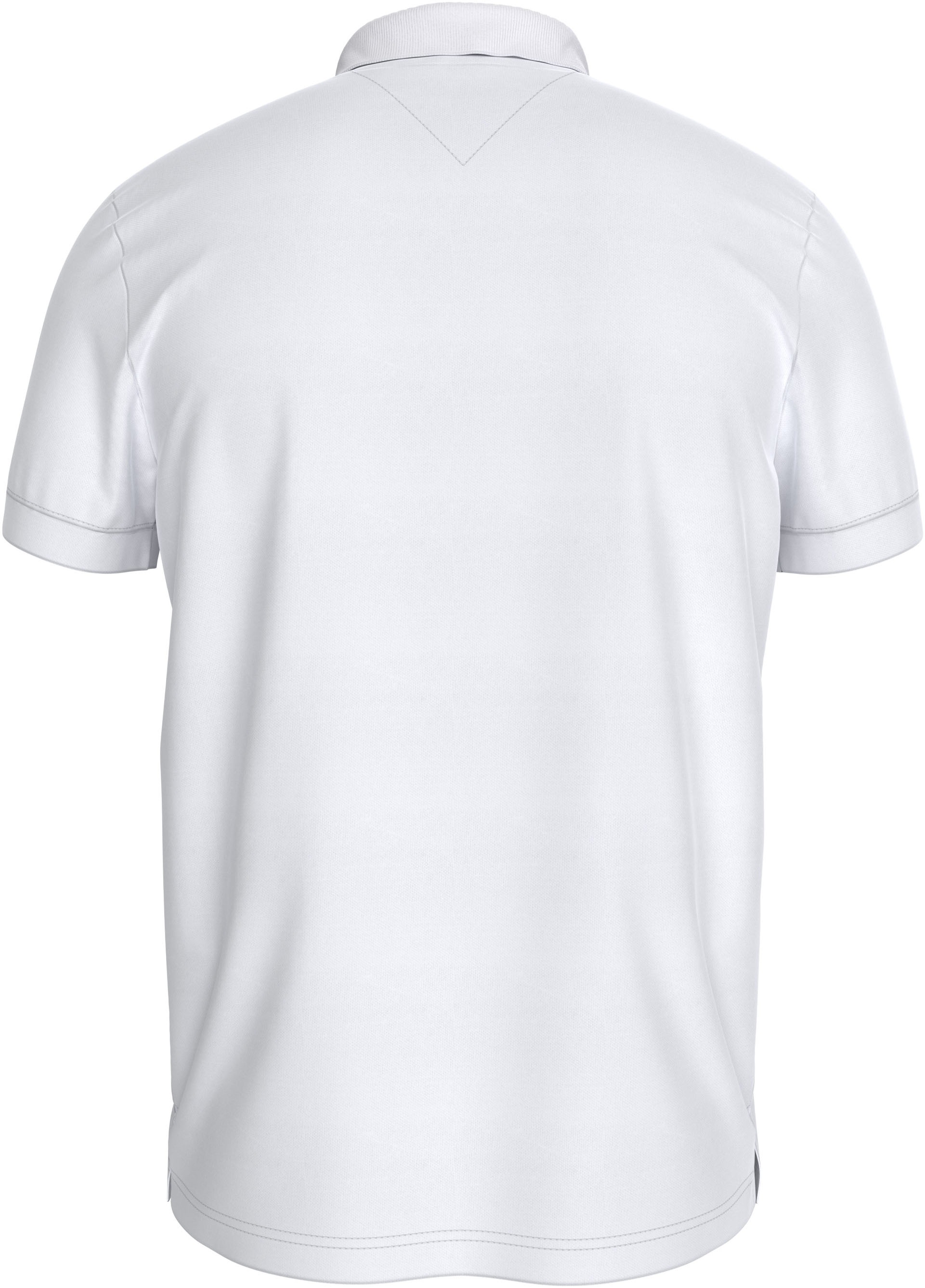 Tommy Jeans Plus Poloshirt »TJM SLIM PLACKET POLO EXT«, Grosse Grössen mit Logostickerei