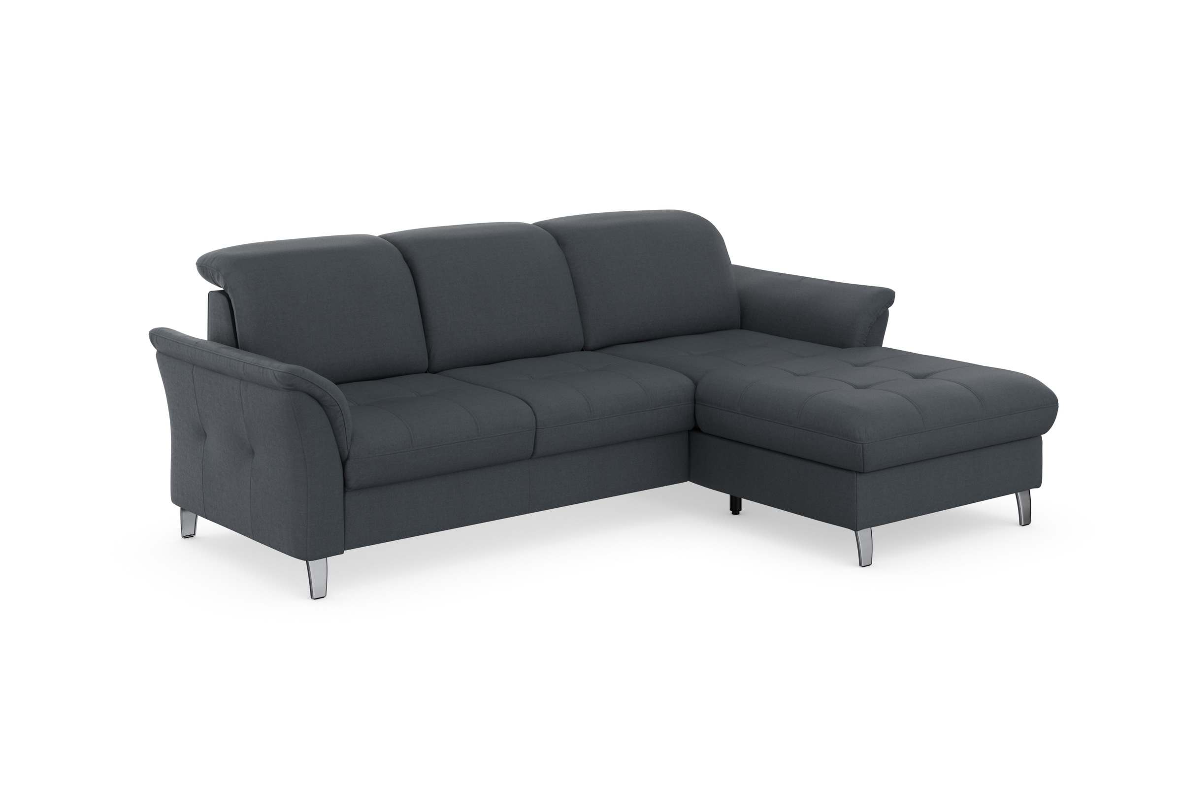 sit&more Ecksofa »Maggiore L-Form«, wahlweise mit Kopfteilverstellung, Bettfunktion und Bettkasten