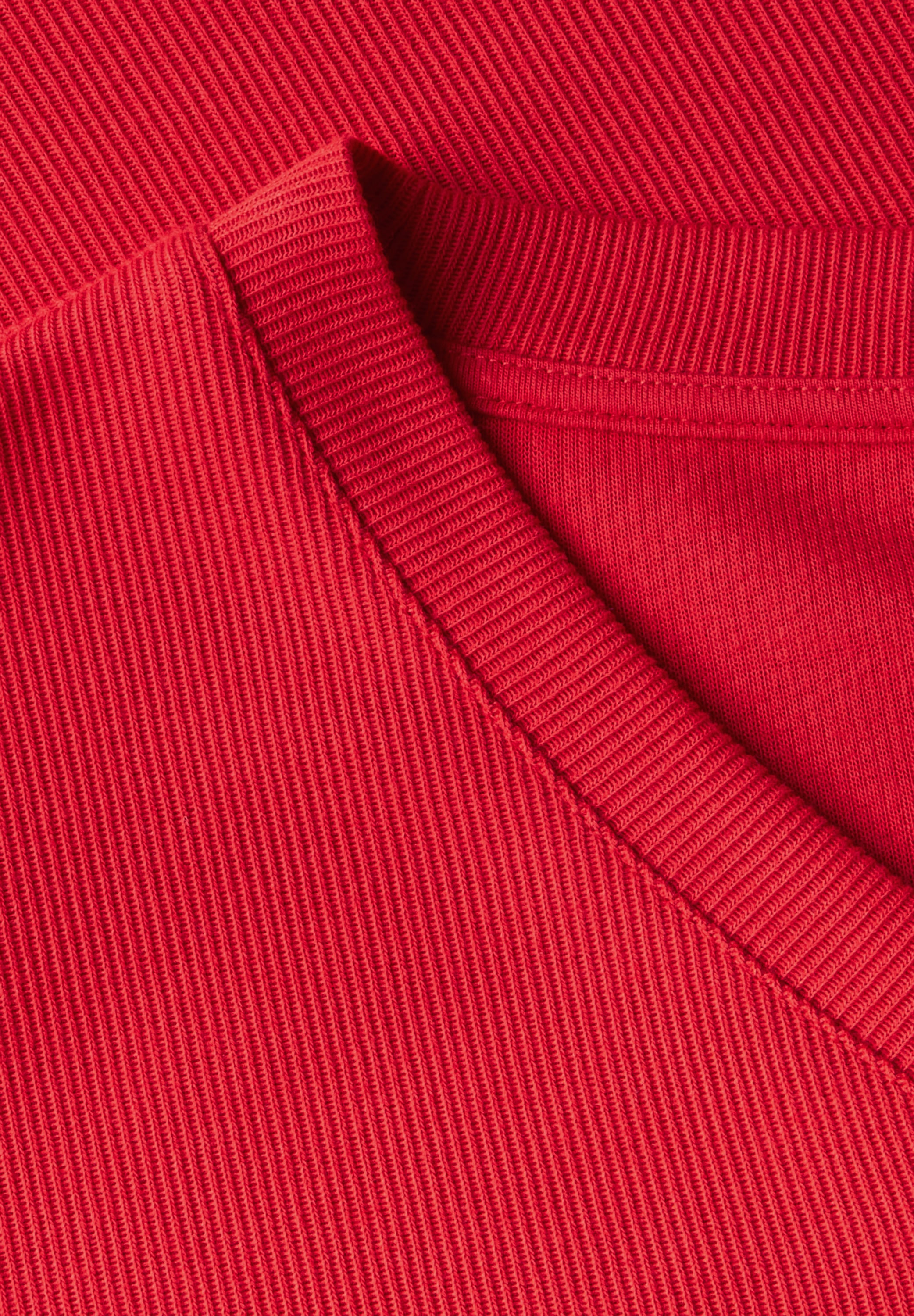 STREET ONE Midikleid, mit Rippstruktur