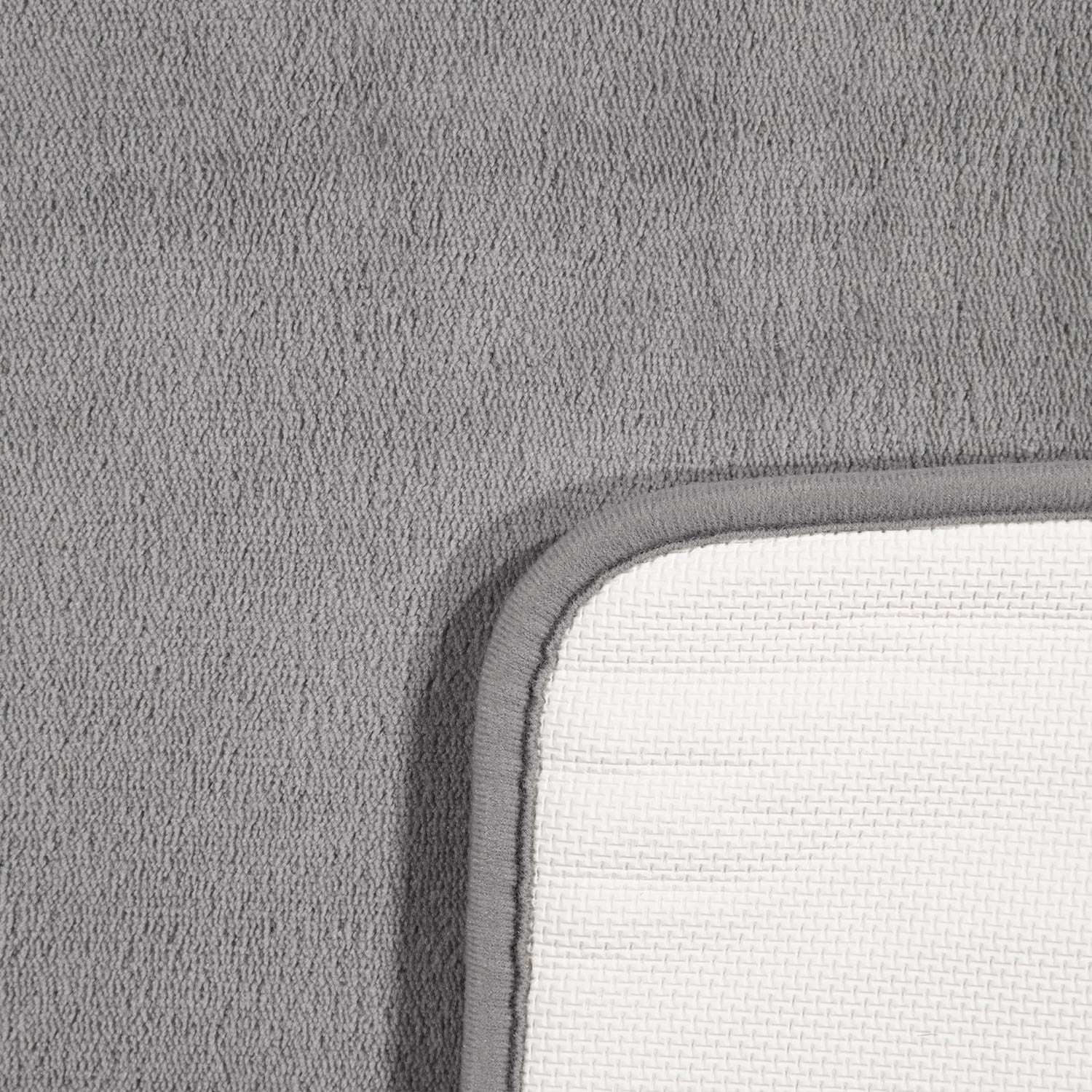 Paco Home Badematte »Corby 255«, Höhe 13 mm, rutschhemmend beschichtet, fussbodenheizungsgeeignet, Badteppich, Uni Farben, Memory-Foam Effekt