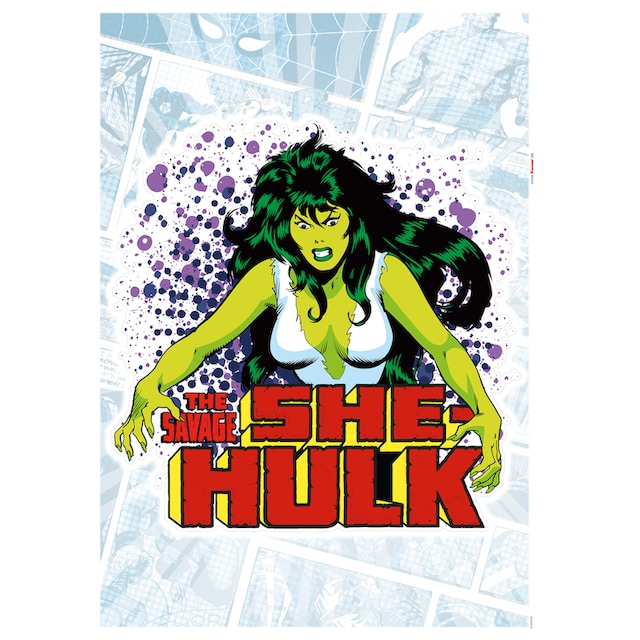 ✵ Komar Wandtattoo »She-Hulk Comic Classic«, (1 St.), 50x70 cm (Breite x  Höhe), selbstklebendes Wandtattoo online entdecken | Jelmoli-Versand