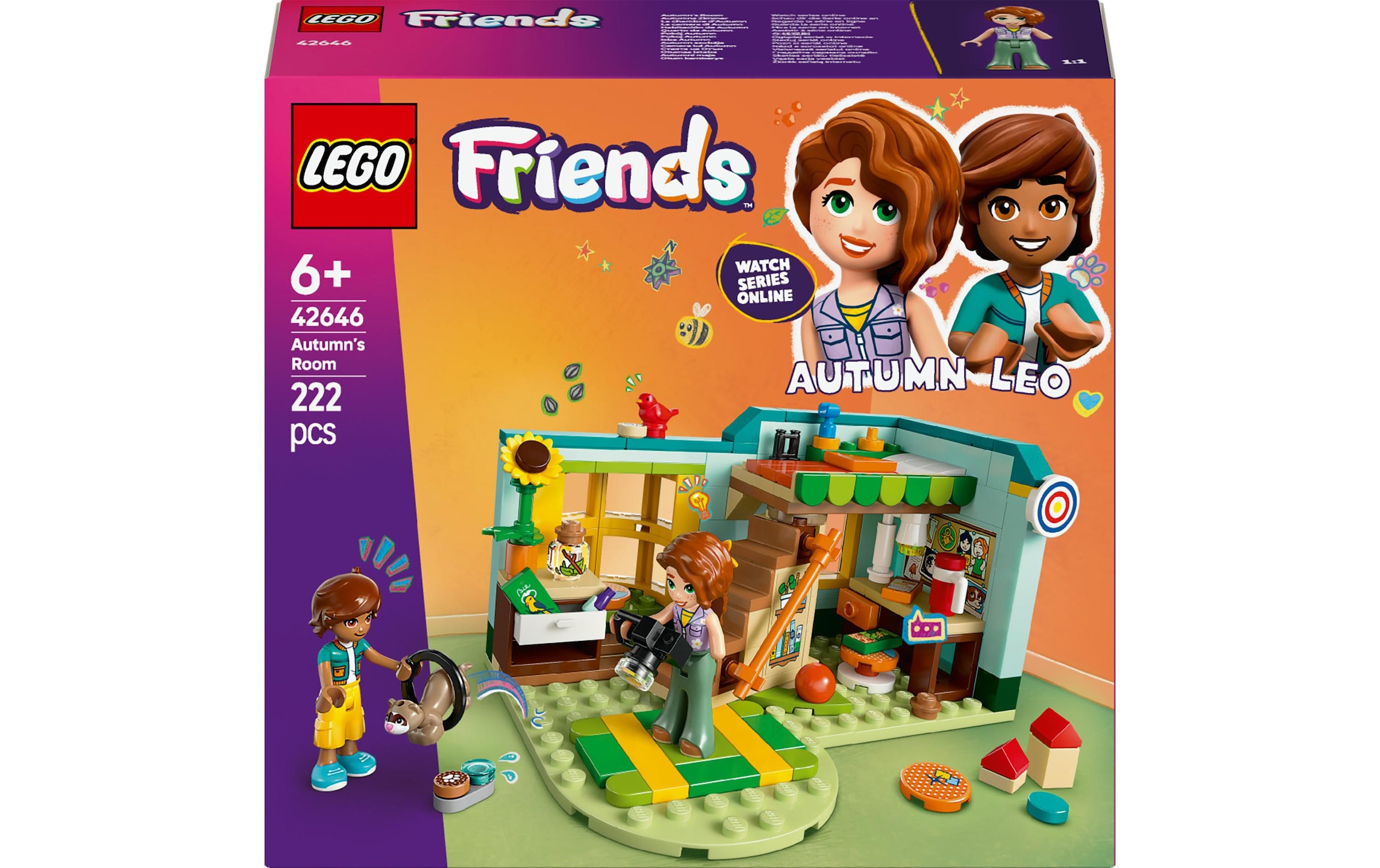 LEGO® Spielbausteine »Friends Autumns Zimmer 42646«, (222 St.)