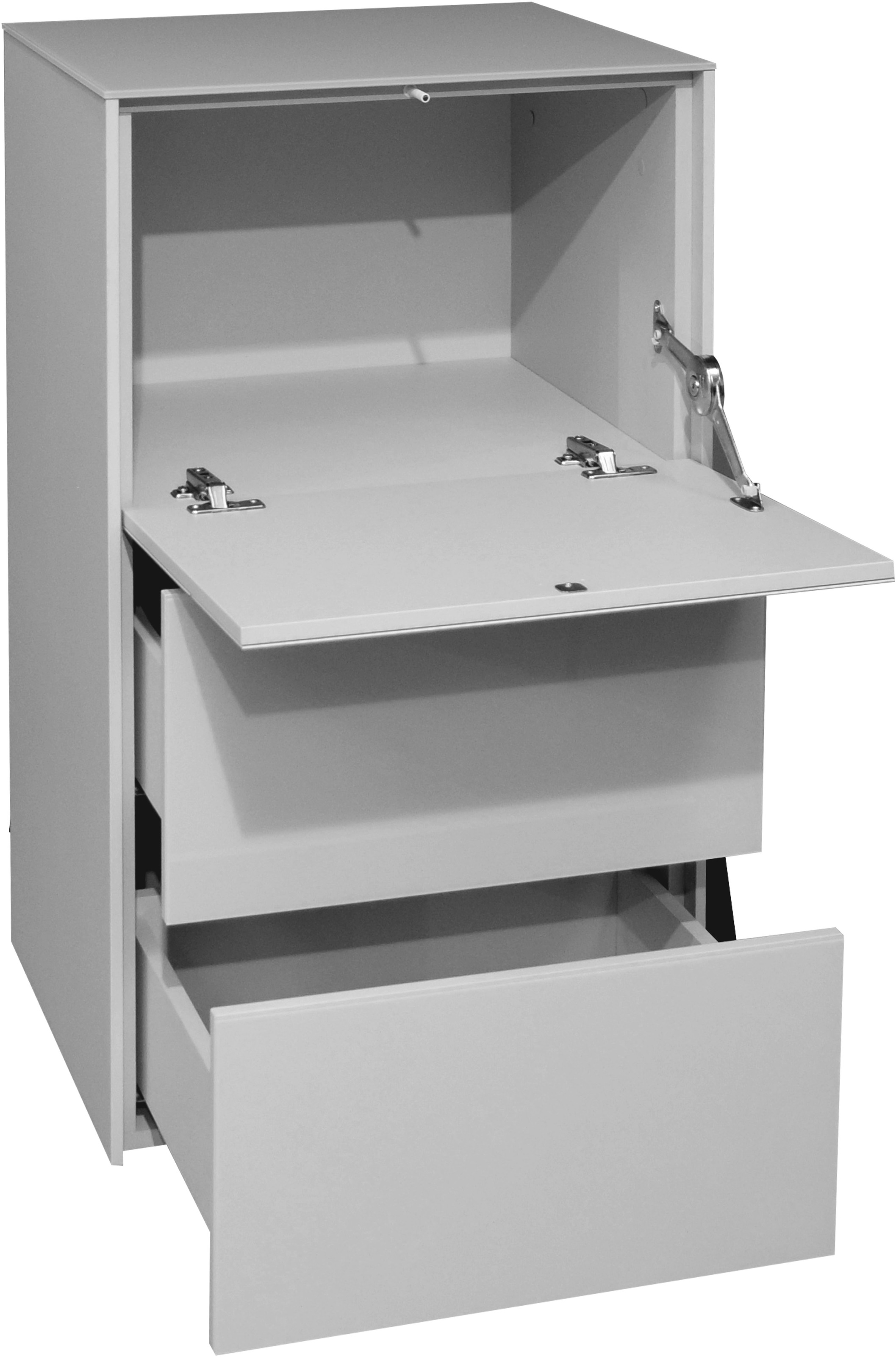 Mäusbacher Kommode »Imola TOPSELLER!«, Kommode mit Glasfront und Glasoberplatte