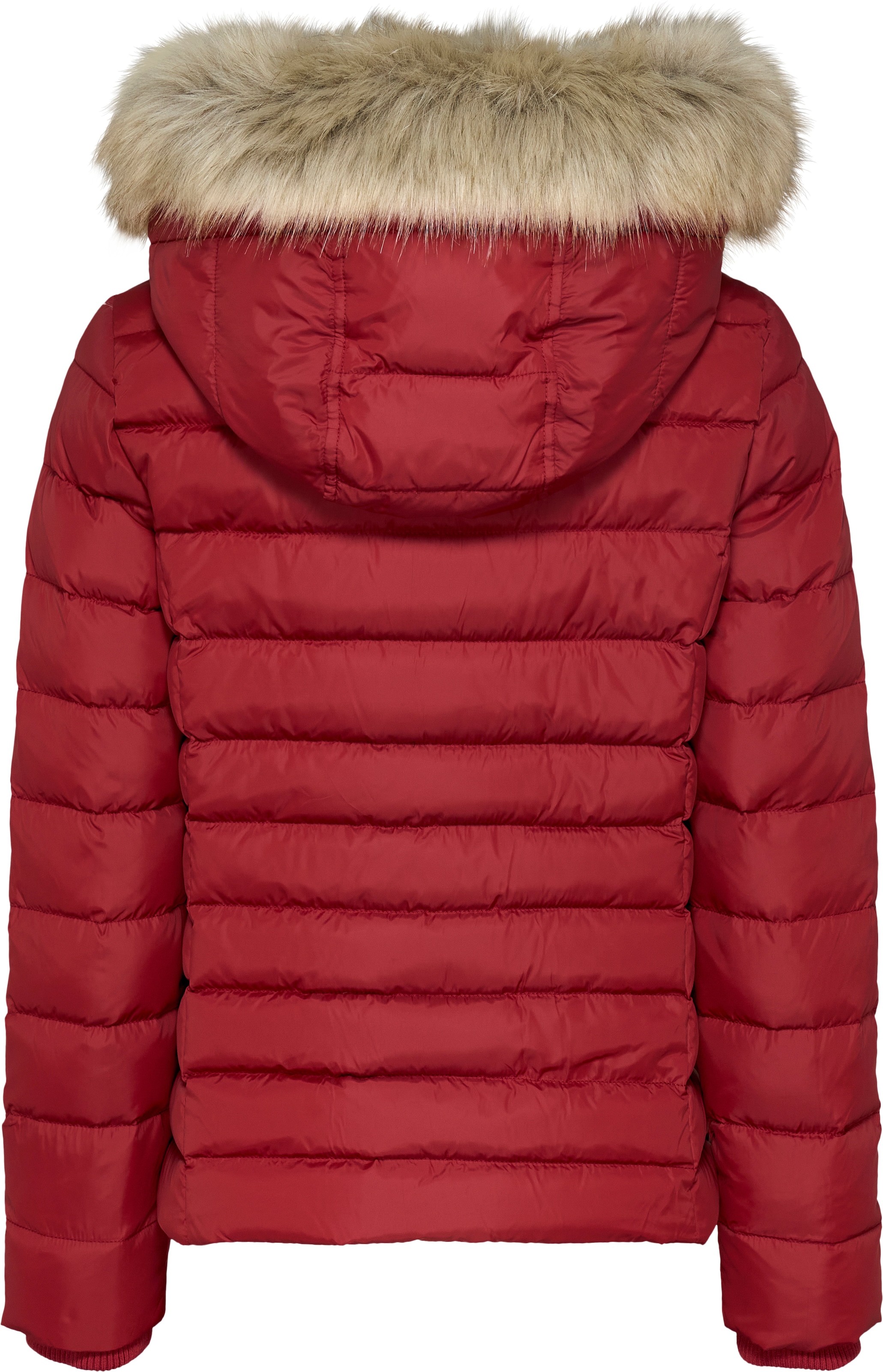 Tommy Jeans Steppjacke »TJW BASIC HOODED DOWN JACKET EXT«, mit Kapuze, mit Logostickerei