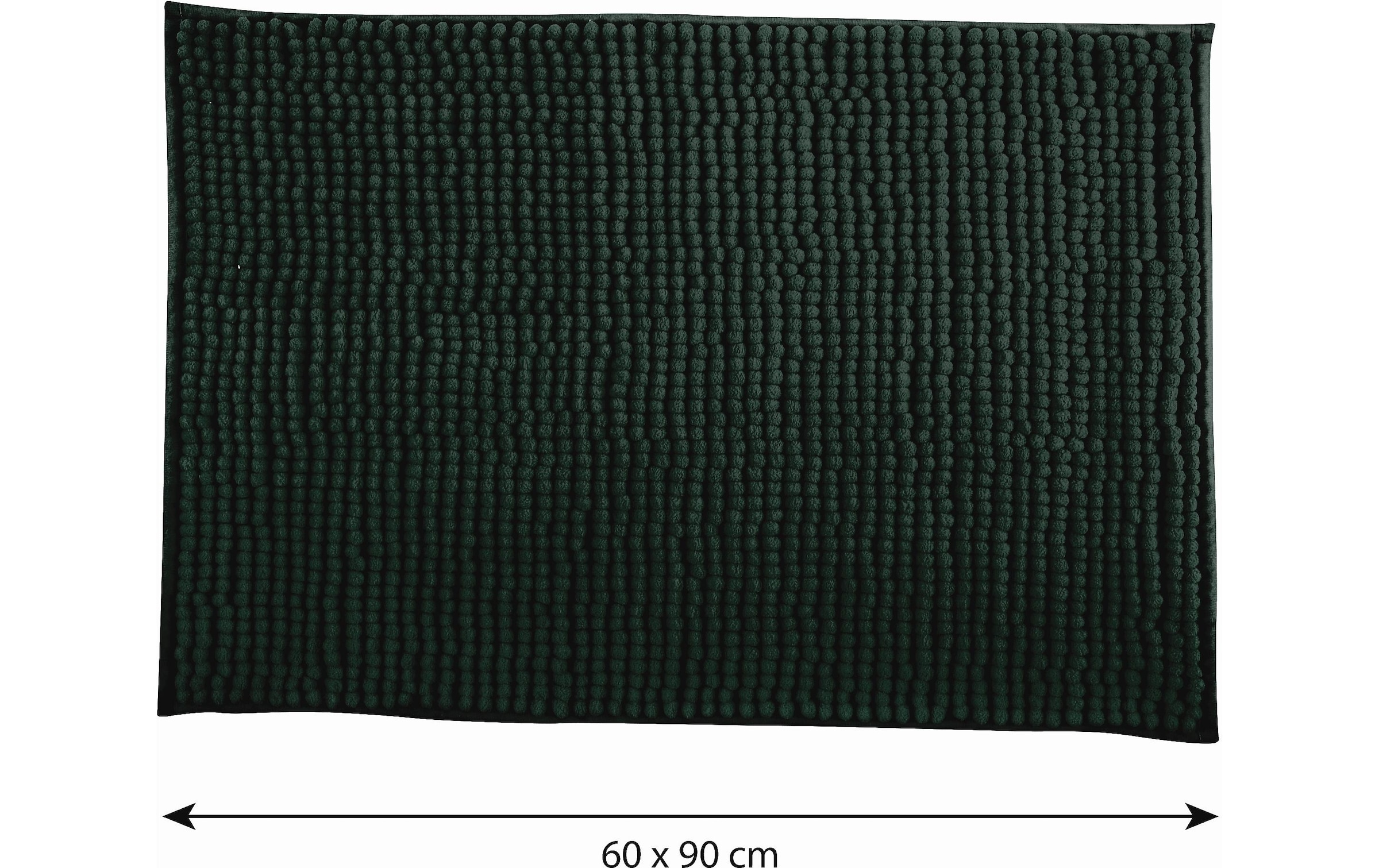 MSV Badematte »Chenille Dunkelgrün«