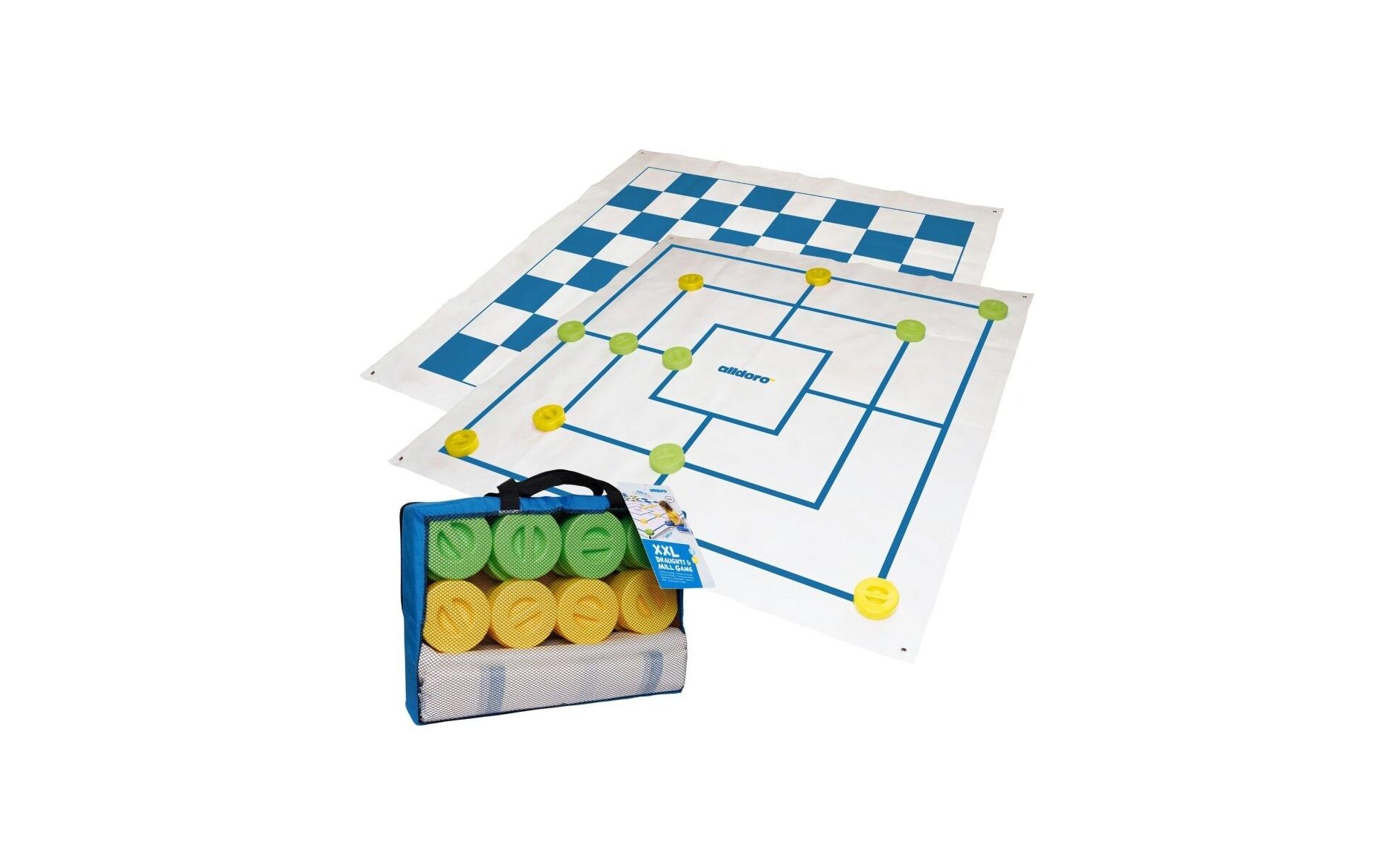alldoro Spiel »XXL 2in1 Dame und Mühlespiel«