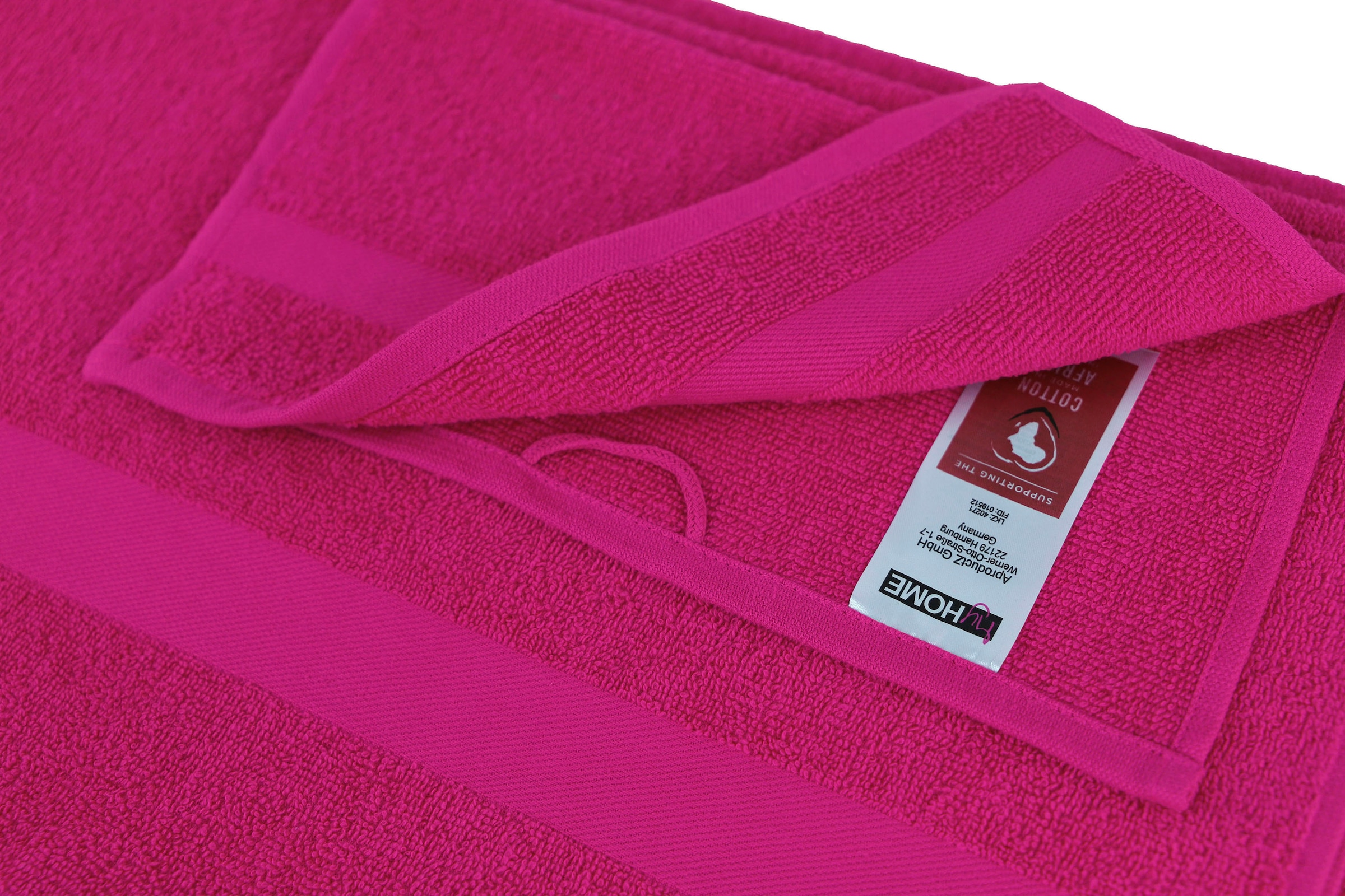 my home Handtuch Set »Nela«, Set, bestellen | online Handtuch-Set einfarbiges Bordüre, mit aus 6 tlg., Baumwolle Walkfrottier, 100% Jelmoli-Versand