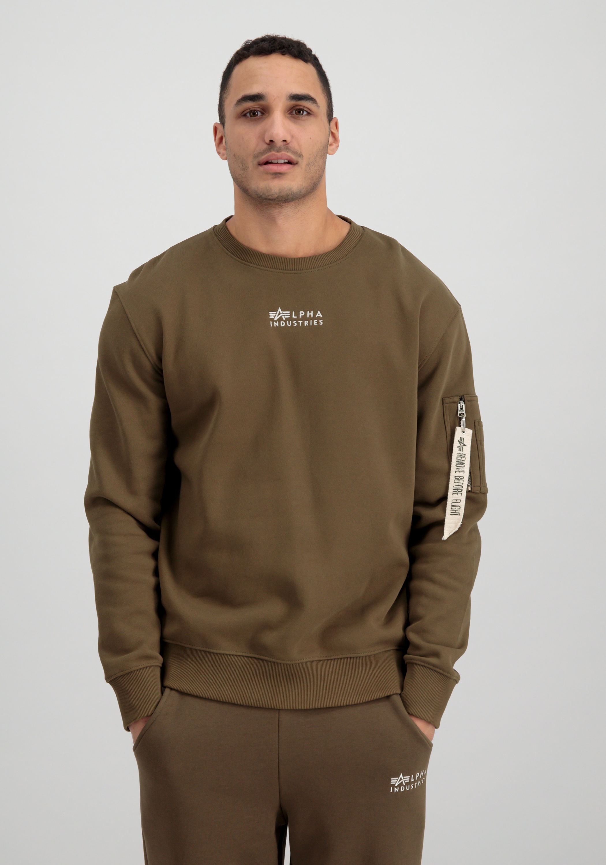 Alpha Industries Sweater »Organics EMB Sweater«