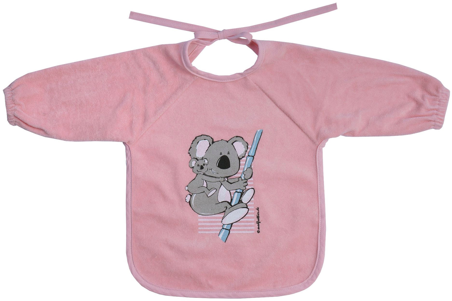 Wörner Lätzchen »Koala altrosa« 1 Stk. tlg. mit Ärmeln, beschichtet, schützt vor durchnässen