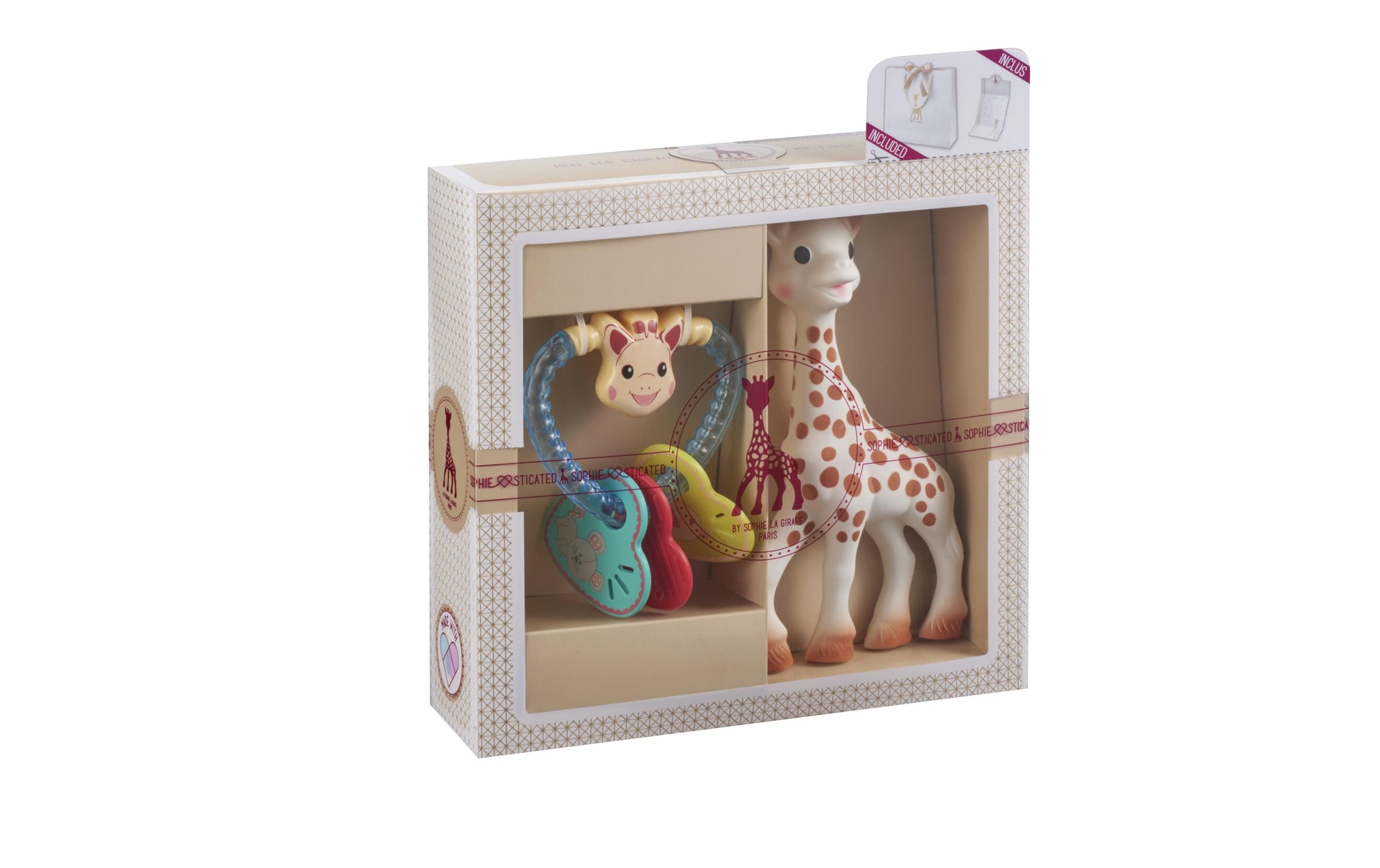 SOPHIE LA GIRAFE Greifspielzeug "Geschenkset Spielfigur und Beissring"