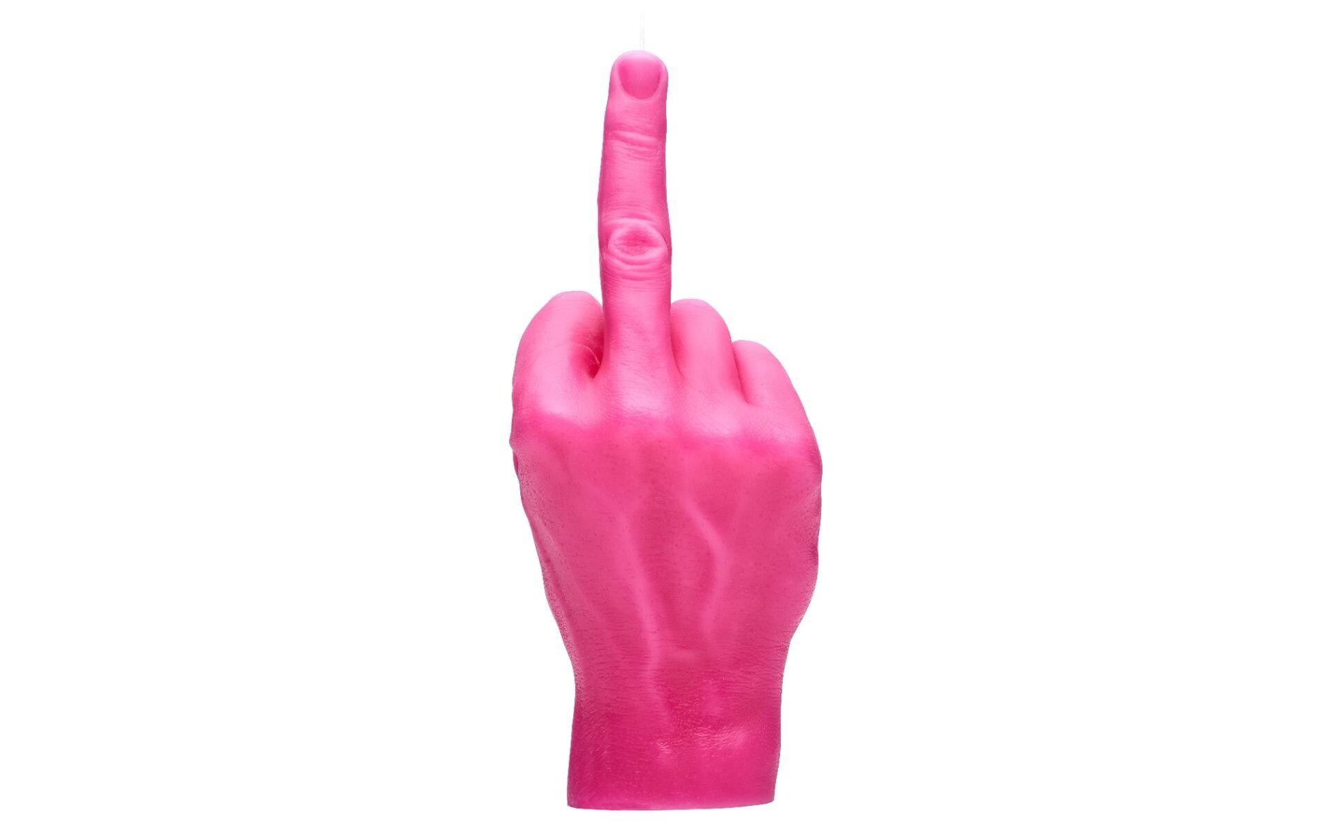 Formkerze »Mandatus Candle Hand F*ck you«
