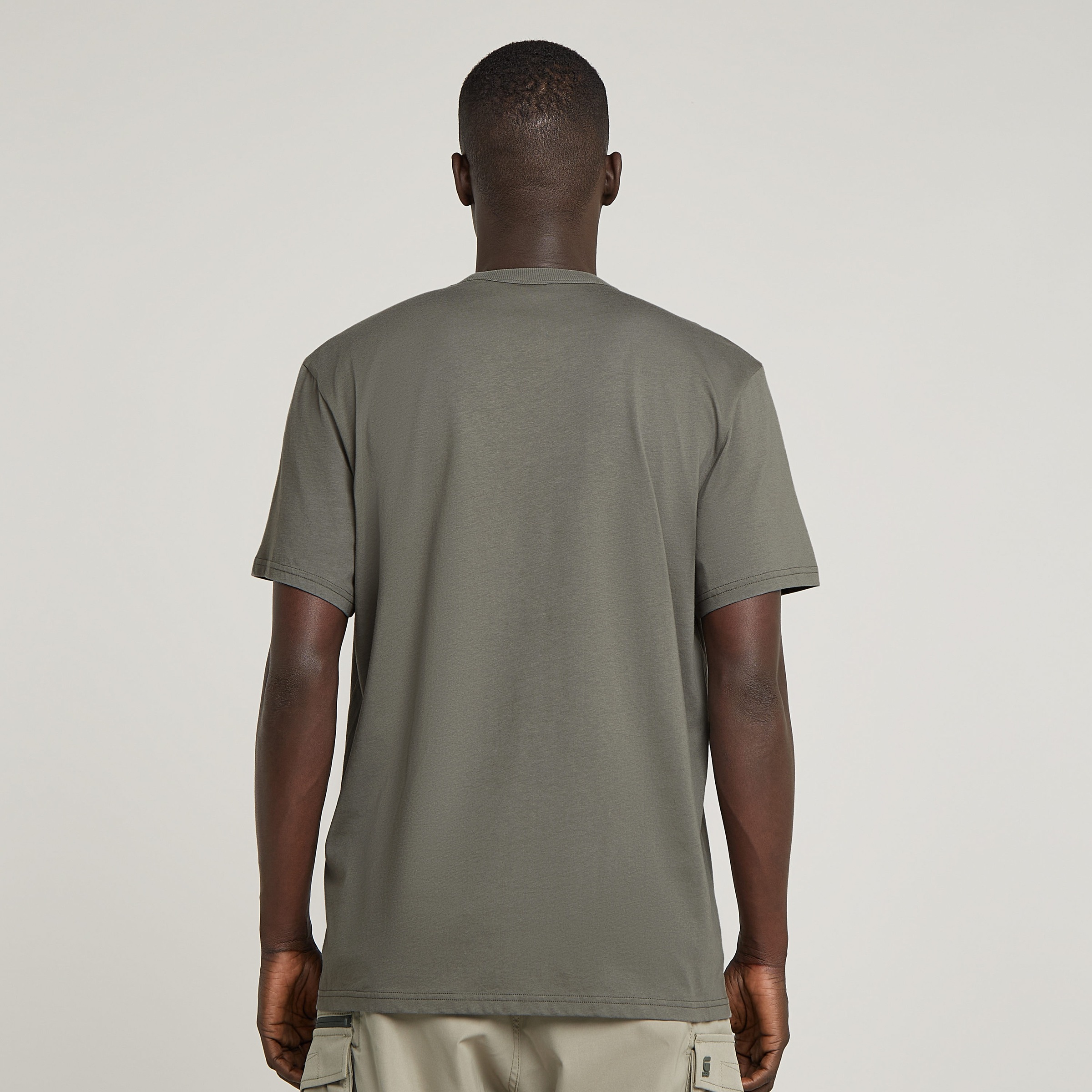 G-STAR T-Shirt »Nifous«, Rundhals, mit Rippeinsatz