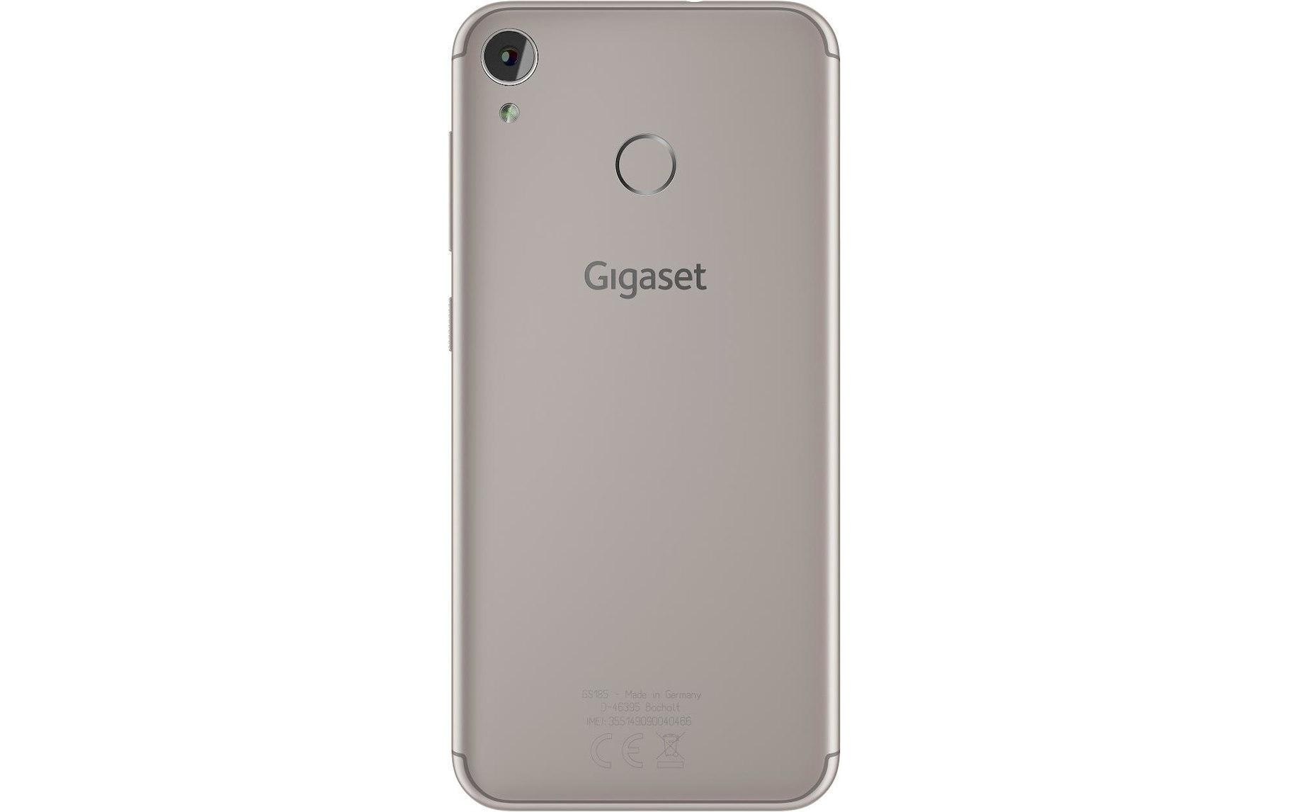 Gigaset Smartphone »GS185 Dual-SIM *inklusive Q-SIM 1GB Zone Global*«, goldfarben