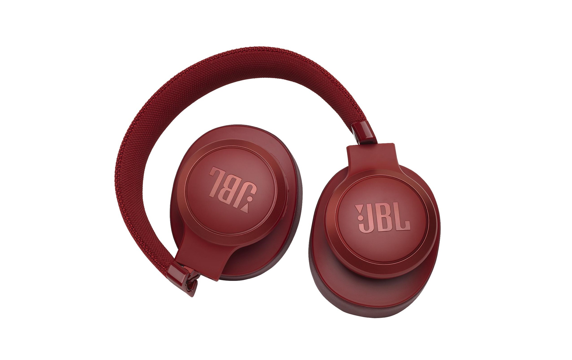 JBL Over-Ear-Kopfhörer »LIVE 500BT Rot«, Sprachsteuerung