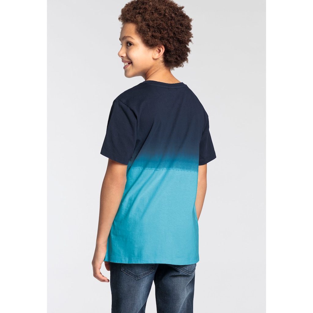 KangaROOS T-Shirt »Kangaroos Jungen«, modischer Farbverlauf
