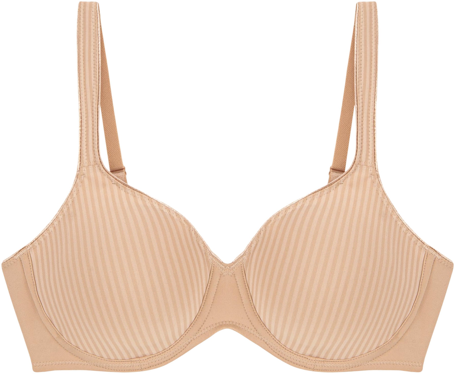 Triumph Bügel-BH »Modern Soft+Cotton W«, Cup B-F, mit dezentem Streifenmuster, Basic Dessous