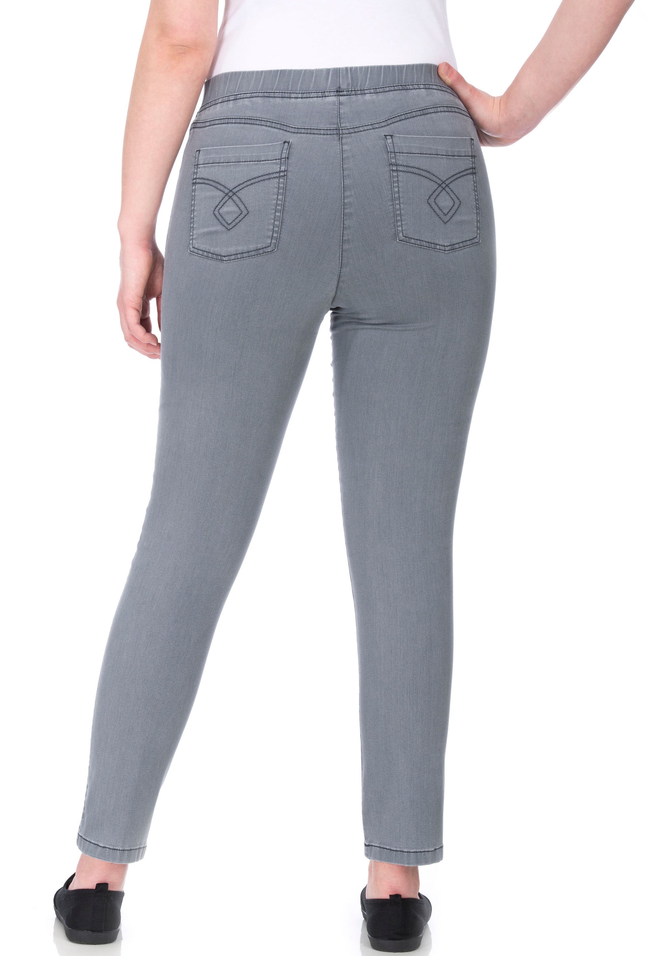 KjBRAND Jeansjeggings »JENNY«, angenehm weiche Quer-Stretch Qualität