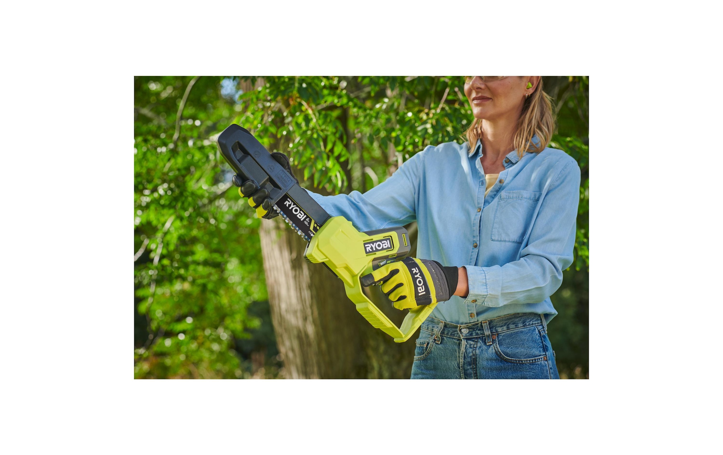 Akku-Kettensäge »RYOBI 18 V, 15 cm, ohne Akku und Ladegerät«