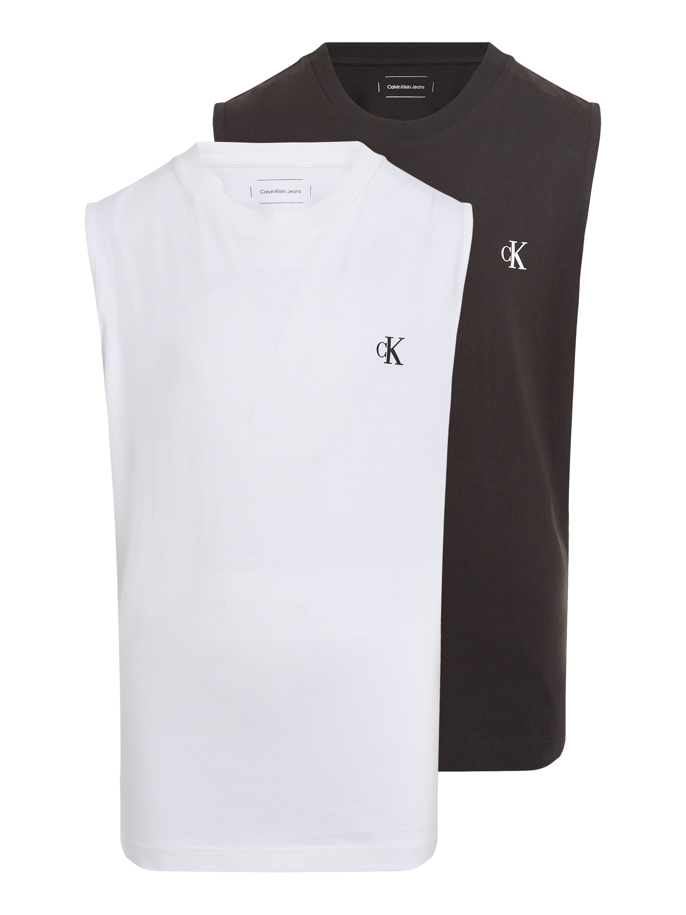 Calvin Klein Jeans T-Shirt »MONO 2-PACK SL T-SHIRTS« Packung, 2-er Pack, 2 Stk. mit Logodruck