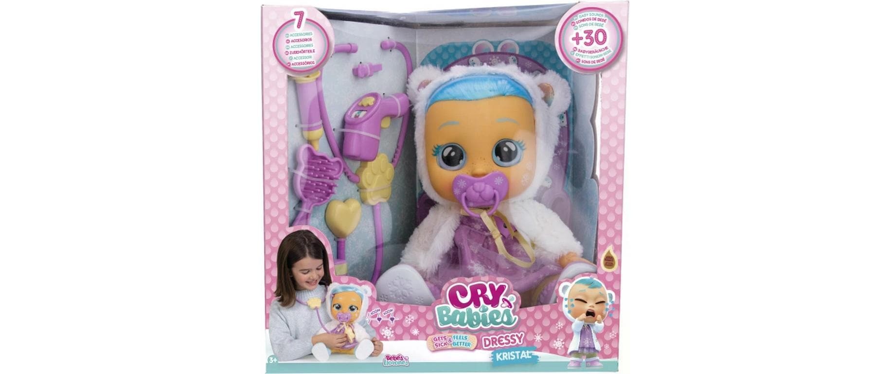IMC TOYS Anziehpuppe »Cry Babies – Dressy Kristal«