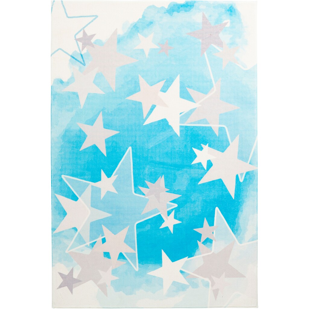 Obsession Kinderteppich »My Stars 410«, rechteckig, Kurzflor, Motiv Sterne, Kinderzimmer