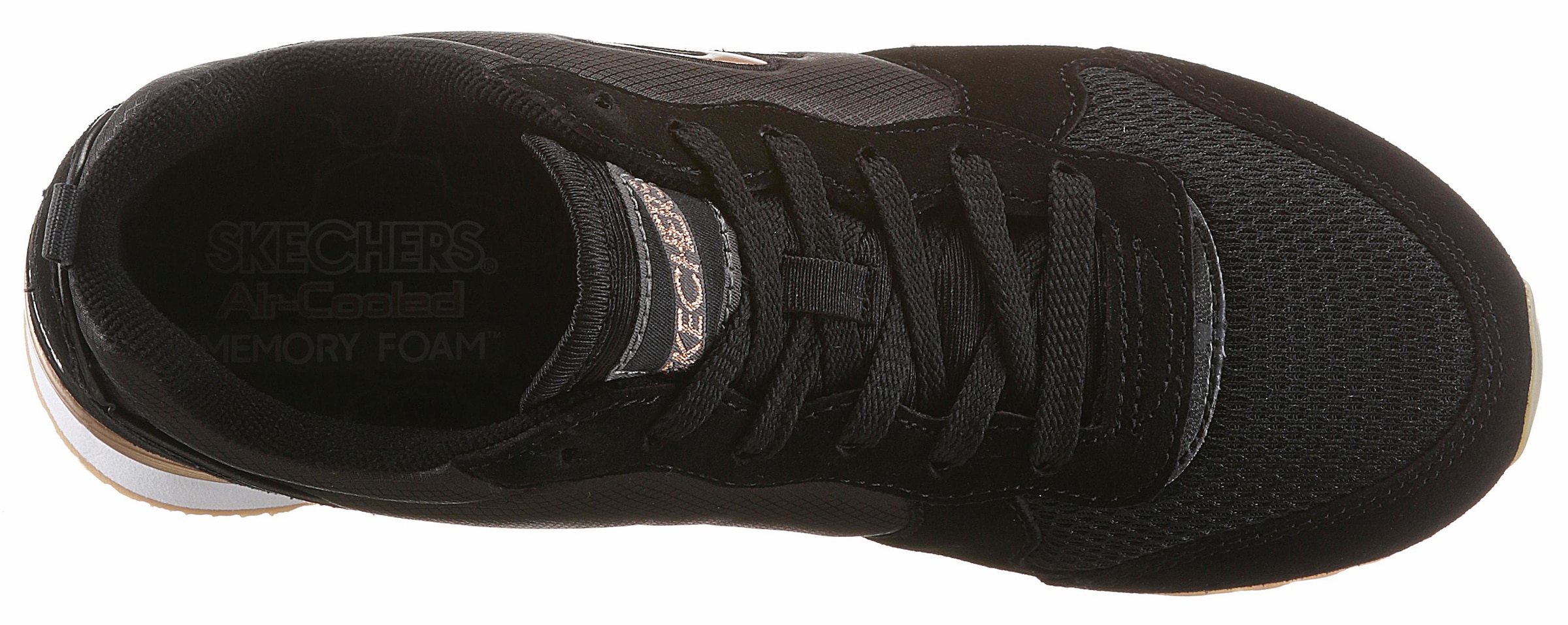 Skechers Sneaker »OG 85 - GOLDN GURL«, Schnürschuh, Original-Retro-Jogginschuh mit Air-Cooled Memory Foam®