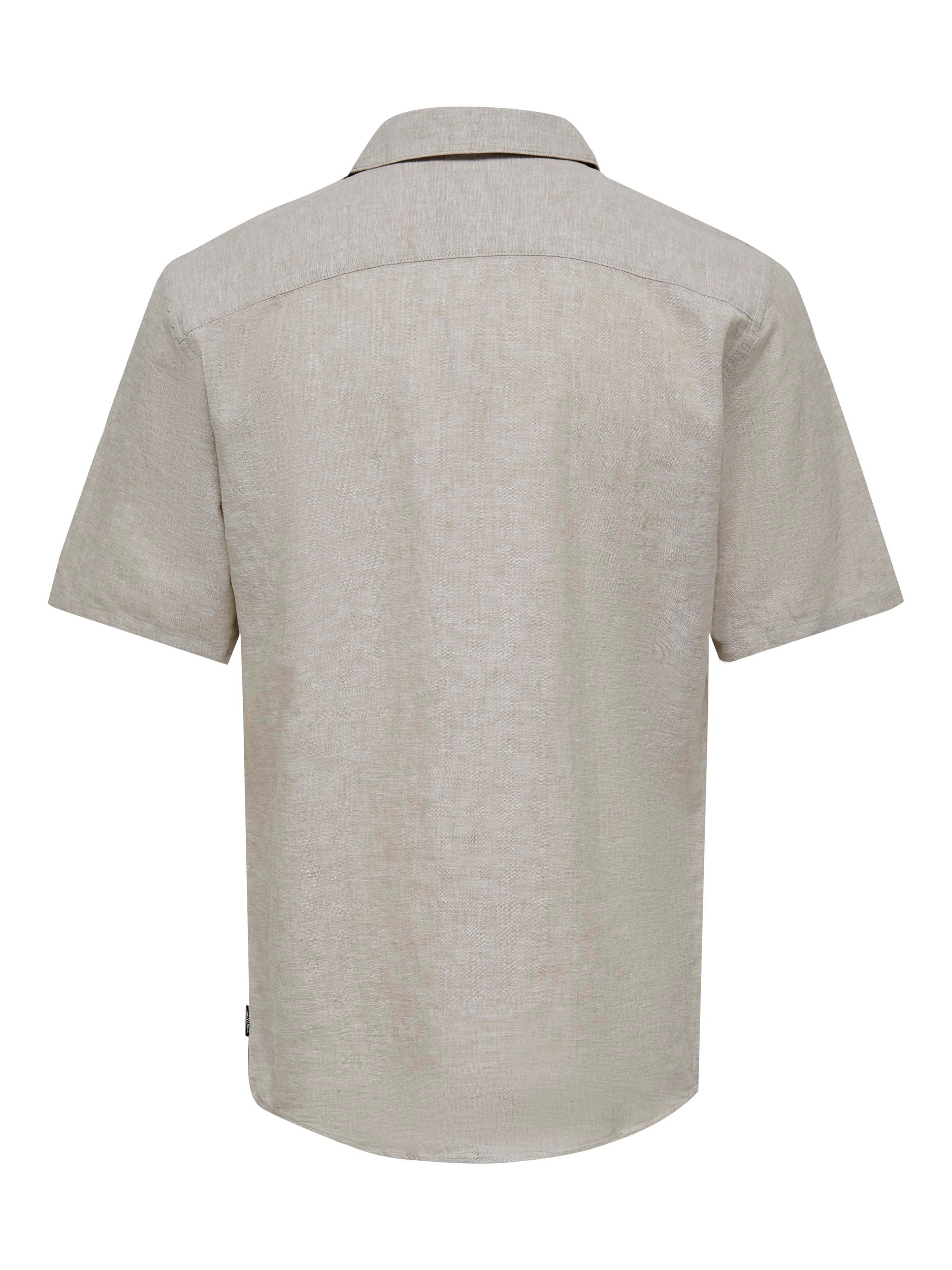 ONLY & SONS Kurzarmhemd »ONSCAIDEN SS SOLID RESORT LINEN NOOS«