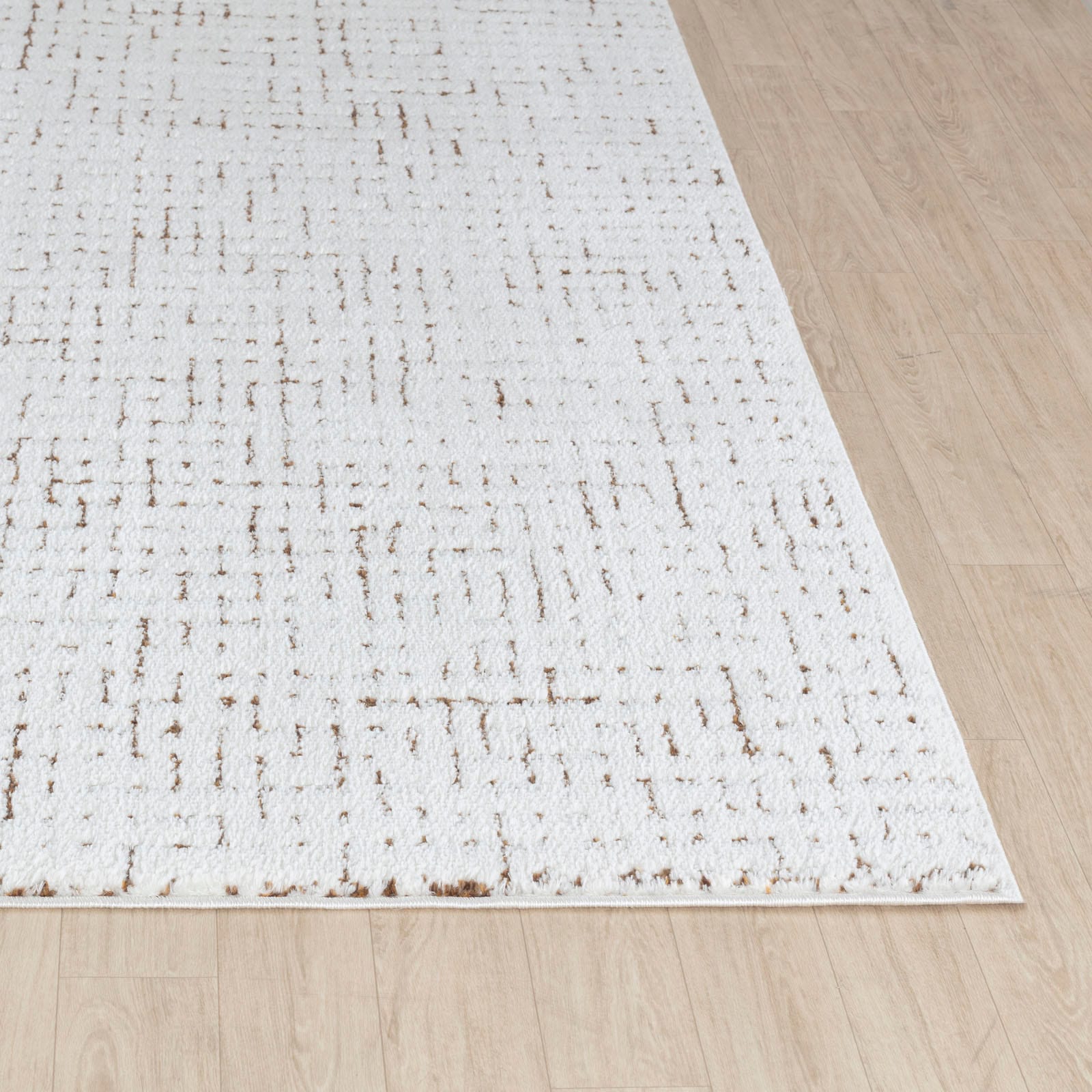 Livabliss Teppich »INCHON«, rechteckig, 14 mm Höhe, Skandinavischer Teppich mit Karomuster, Kurzflor Wohnzimmerteppich
