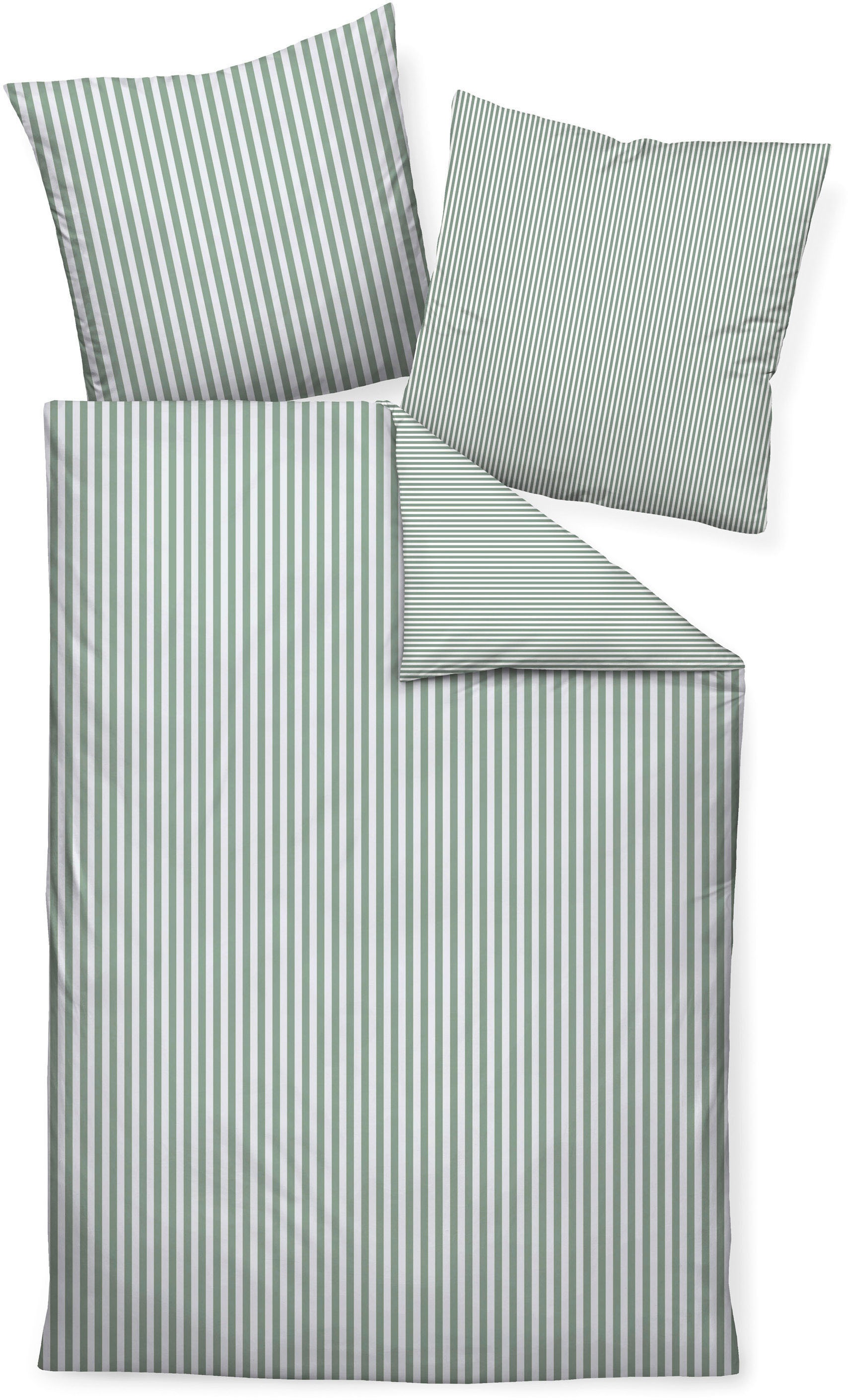 Janine Kissenbezug "modernclassic 3912" mit Reißverschluss, Kissenhülle in Gr. 40x80 oder 80x80 cm