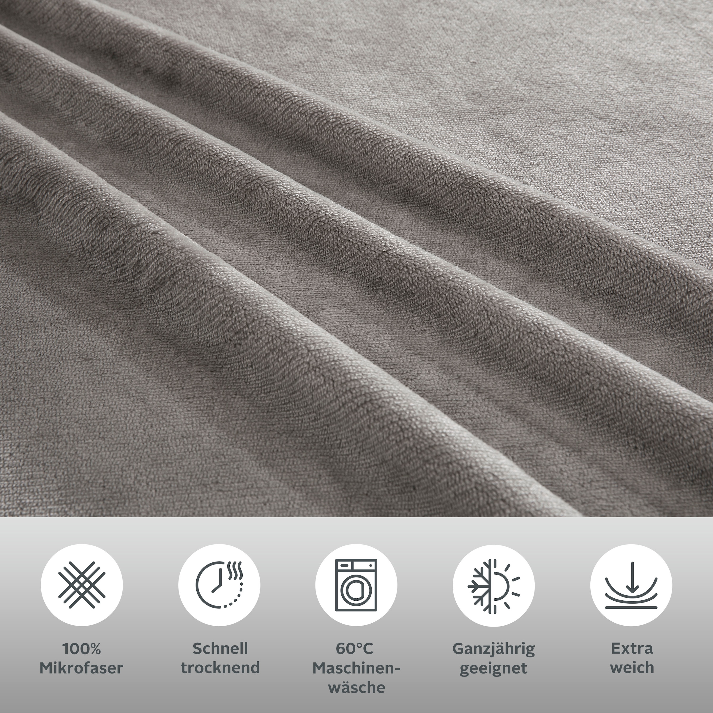 my home Bettwäsche »Desner3«, Bettwäsche mit Reissverschluss, Cashmere-Touch, kuschelig & weich
