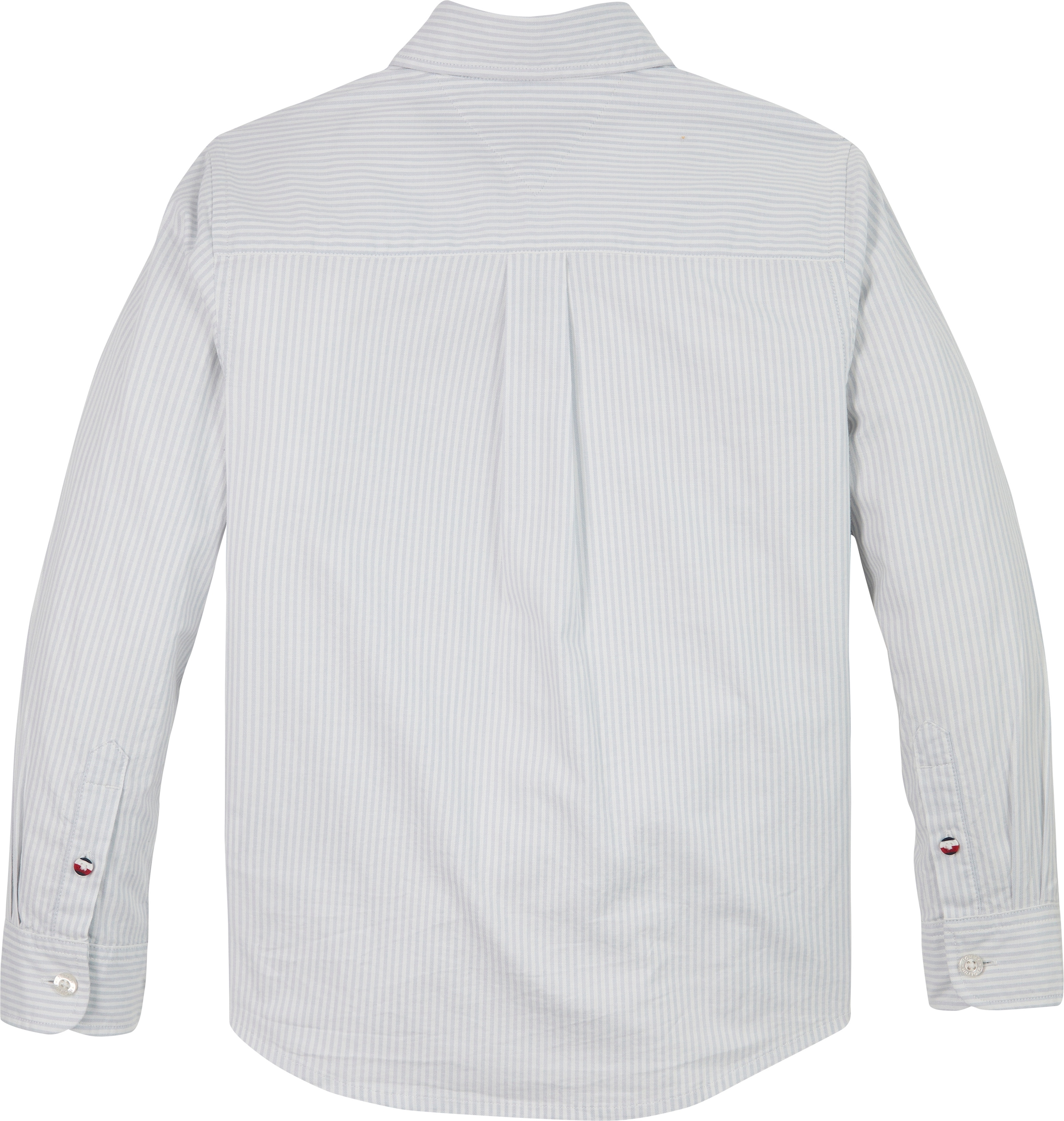 Tommy Hilfiger Langarmhemd »FLEX ITHACA SHIRT LS«, mit Streifenmuster, Logostickerei