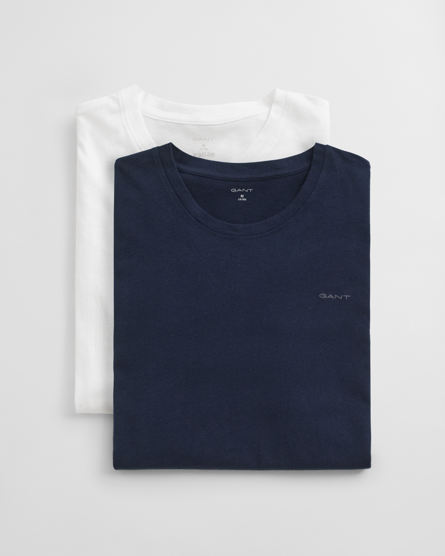 Gant Kurzarmshirt »C-NECK T-SHIRT 2-PACK«, Mit Rundhalsausschnitt