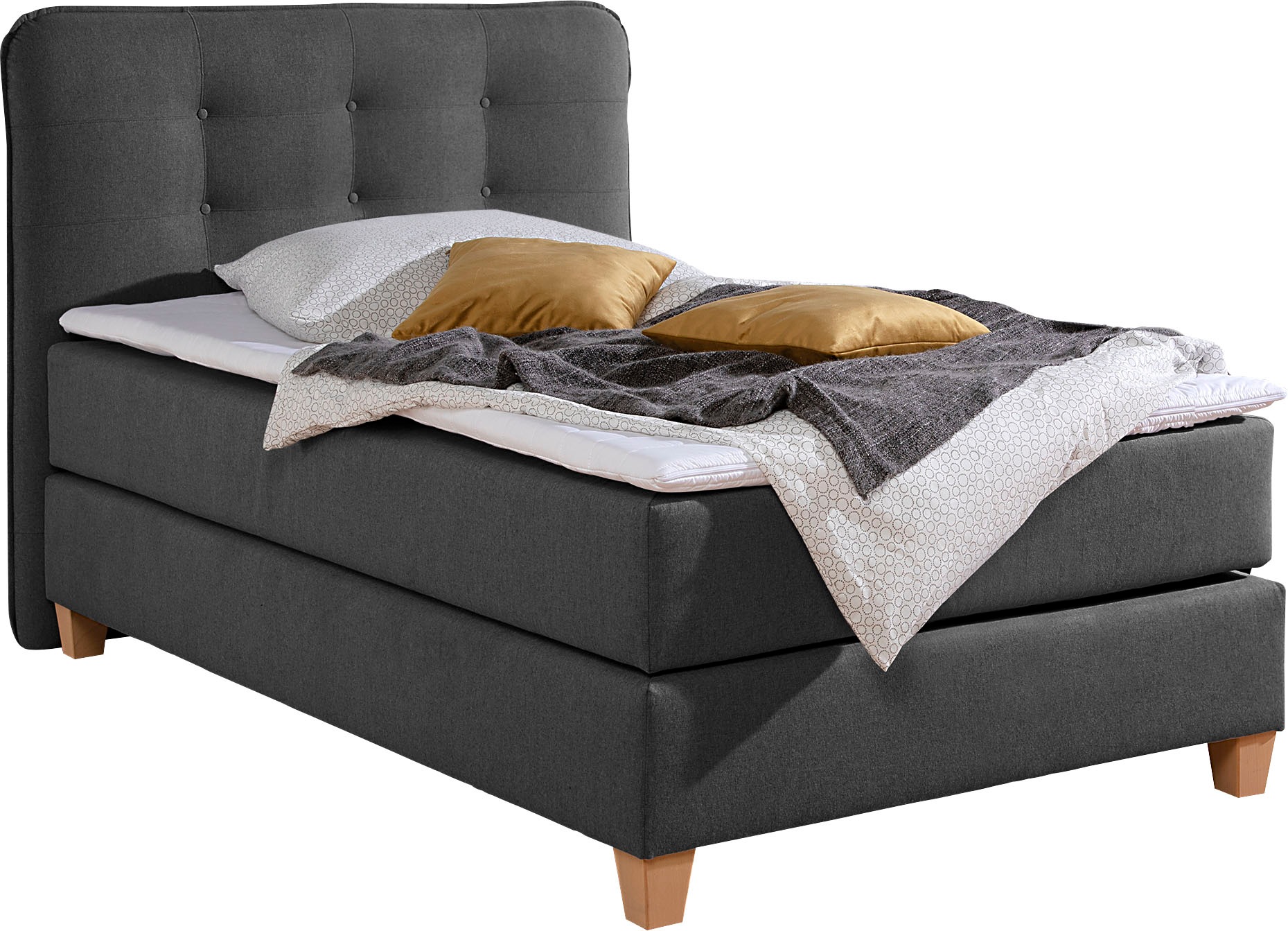 Home affaire Boxspringbett, inklusive Komfortschaum-Topper