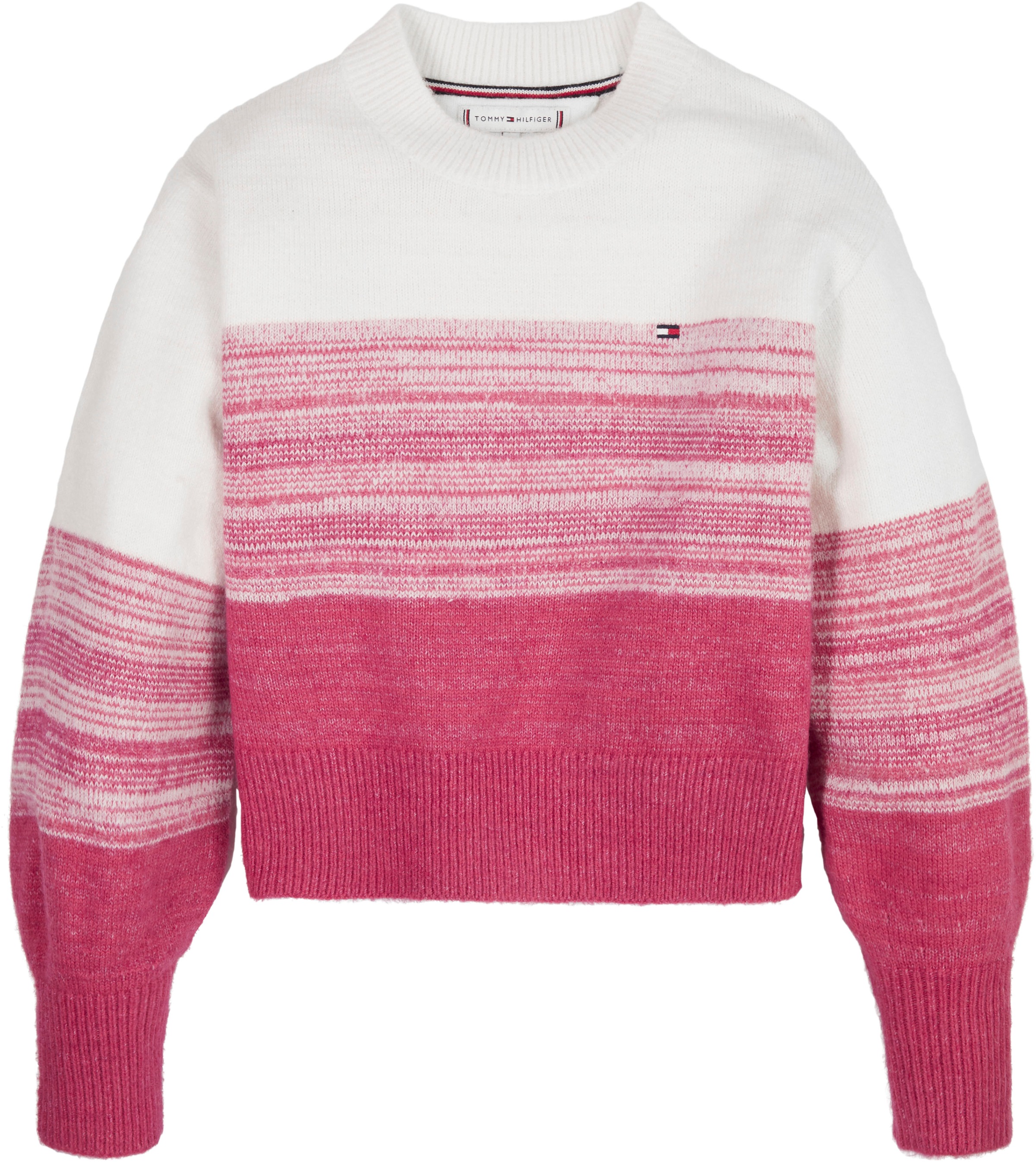 Tommy Hilfiger Strickpullover »SOFT TWO TONE SWEATER L/S«, mit Tommy Hilfiger Markenlabel kaufen