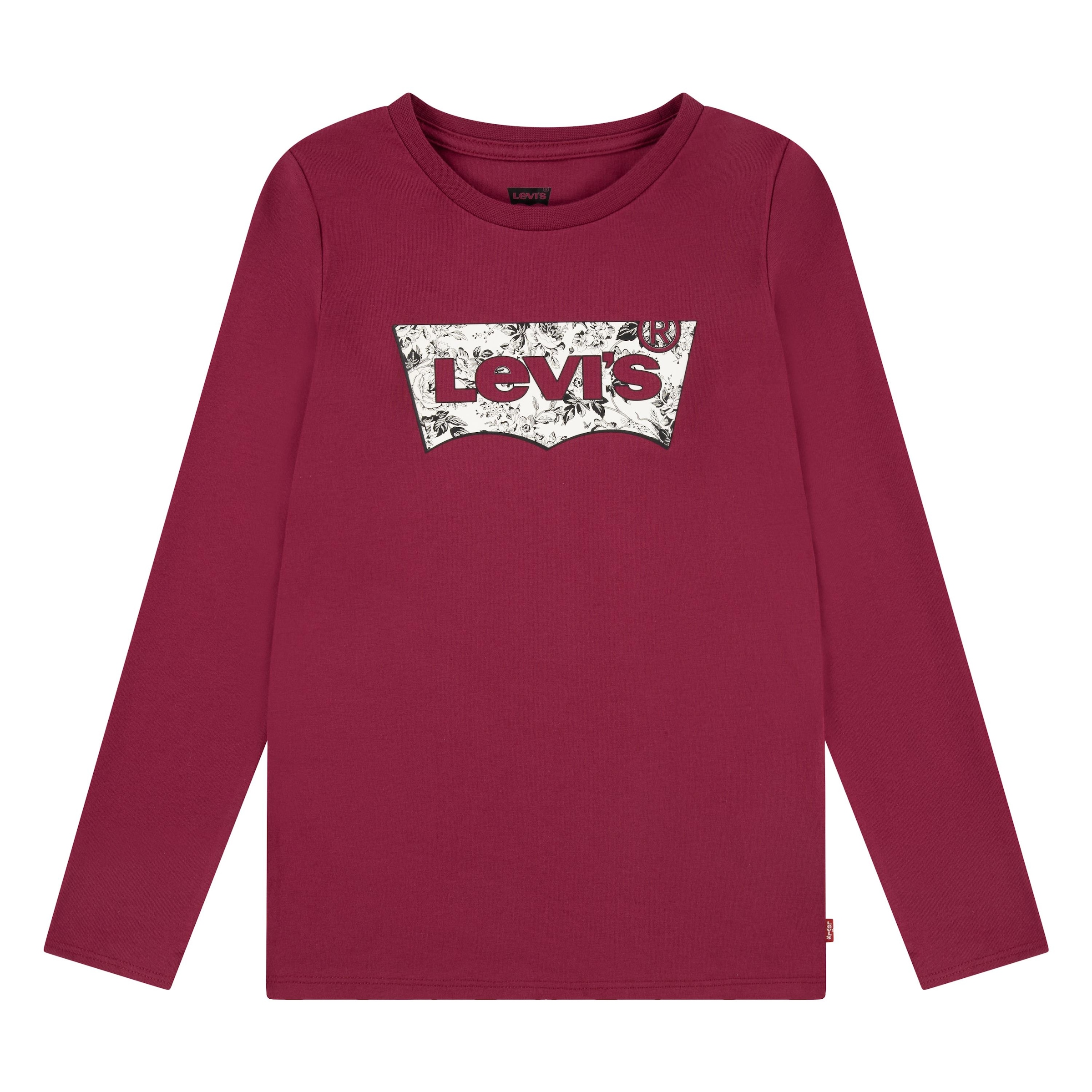 Levi's® Kids Langarmshirt »LVG ROSE BATWING FILLS LS TEE« mit floralem Batwing-Logo