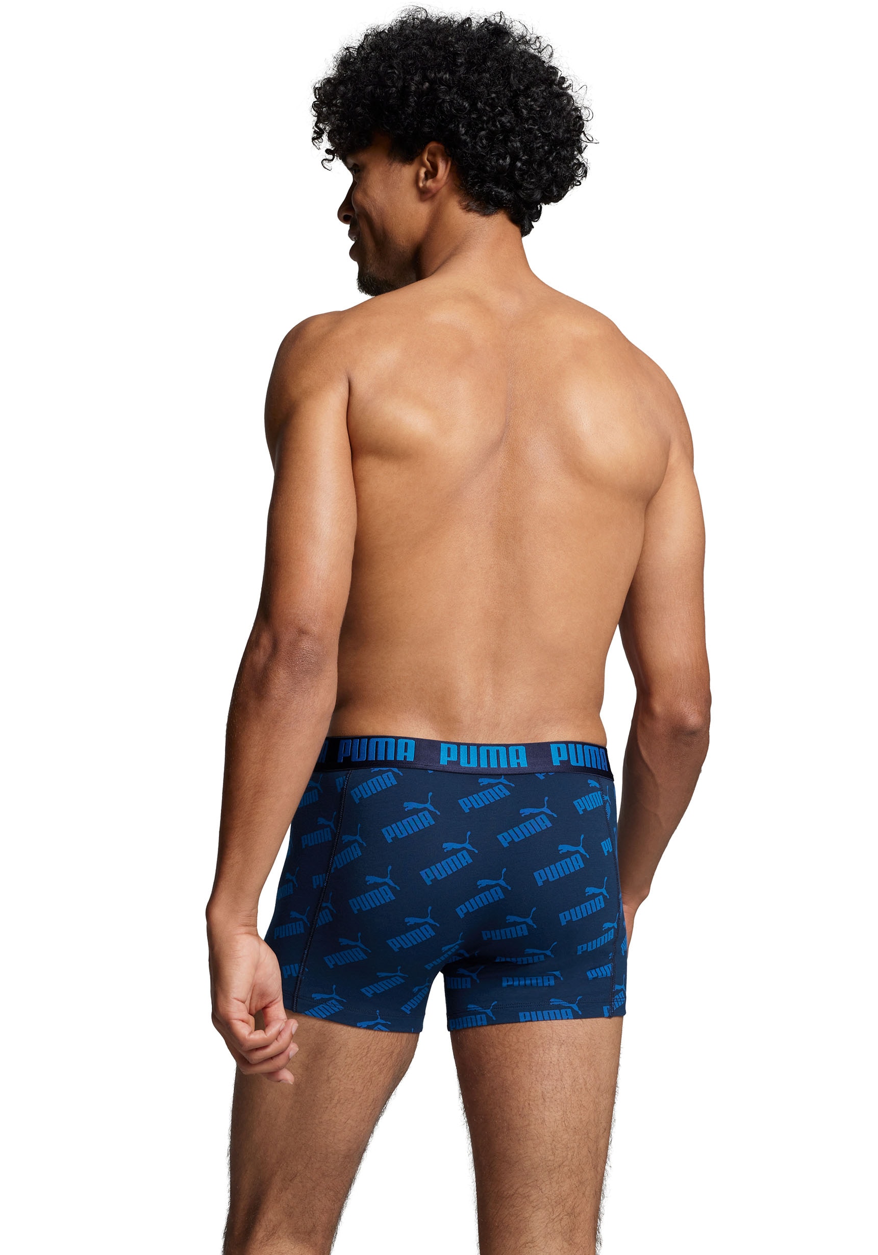 PUMA Boxer, (Packung, 2er-Pack), mit breitem Logobund