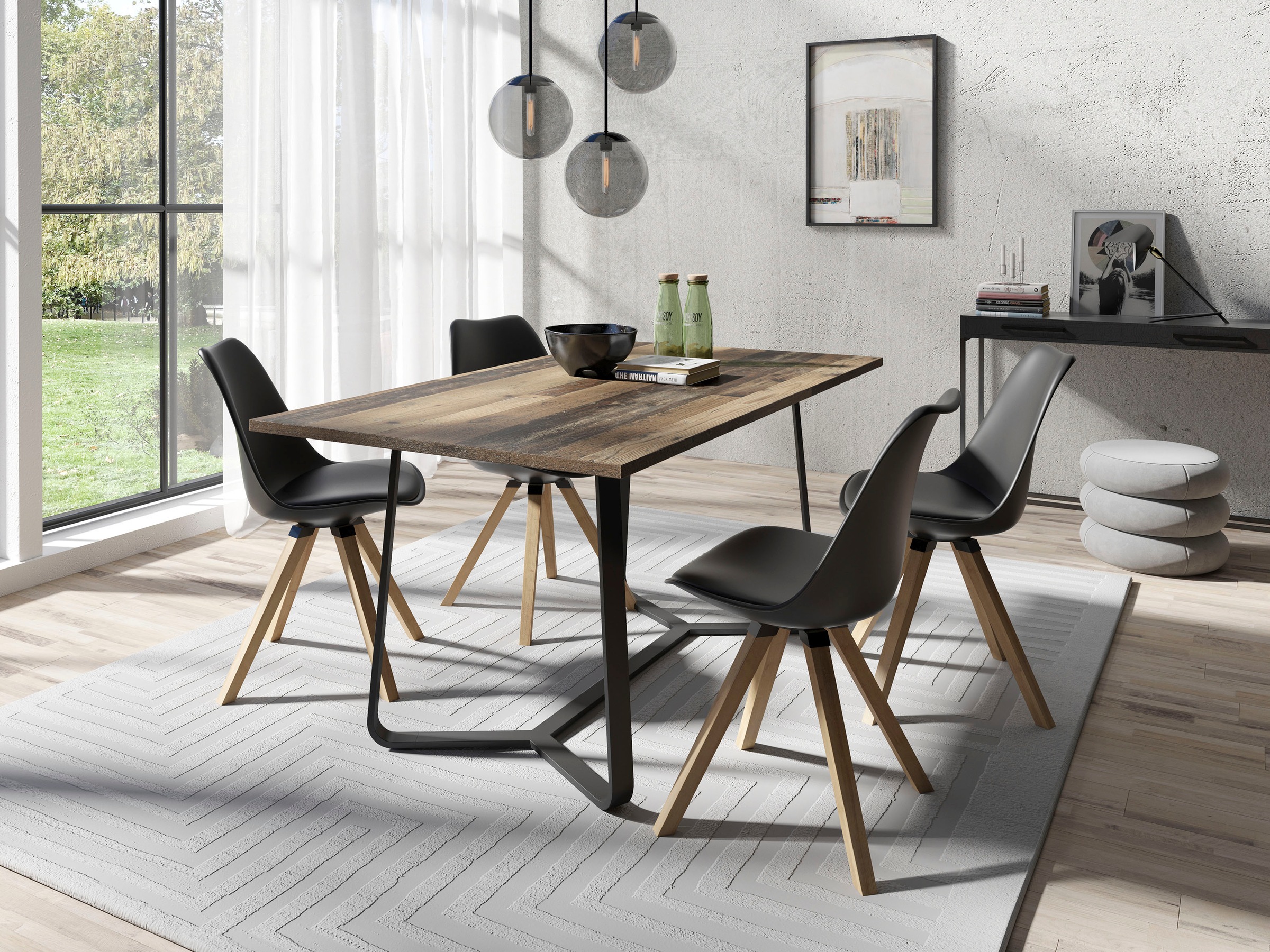 byLIVING Esszimmerstuhl "Kira" () 2 Stk.Sitzschale mit Sitzkissen, in verschiedenen Farben