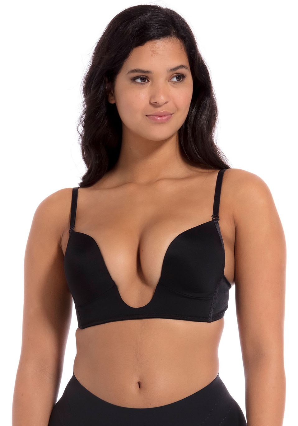 MAGIC Bodyfashion Bügelloser BH »V-Bra« extrem tief fallender Ausschnitt und extra tiefer Rücken