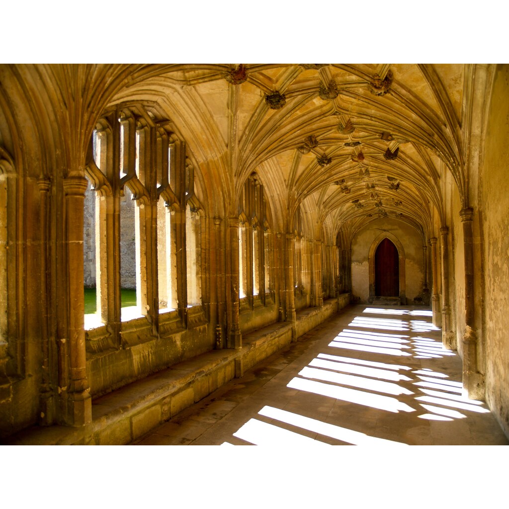 Papermoon Fototapete »Sunlit Abbey«
