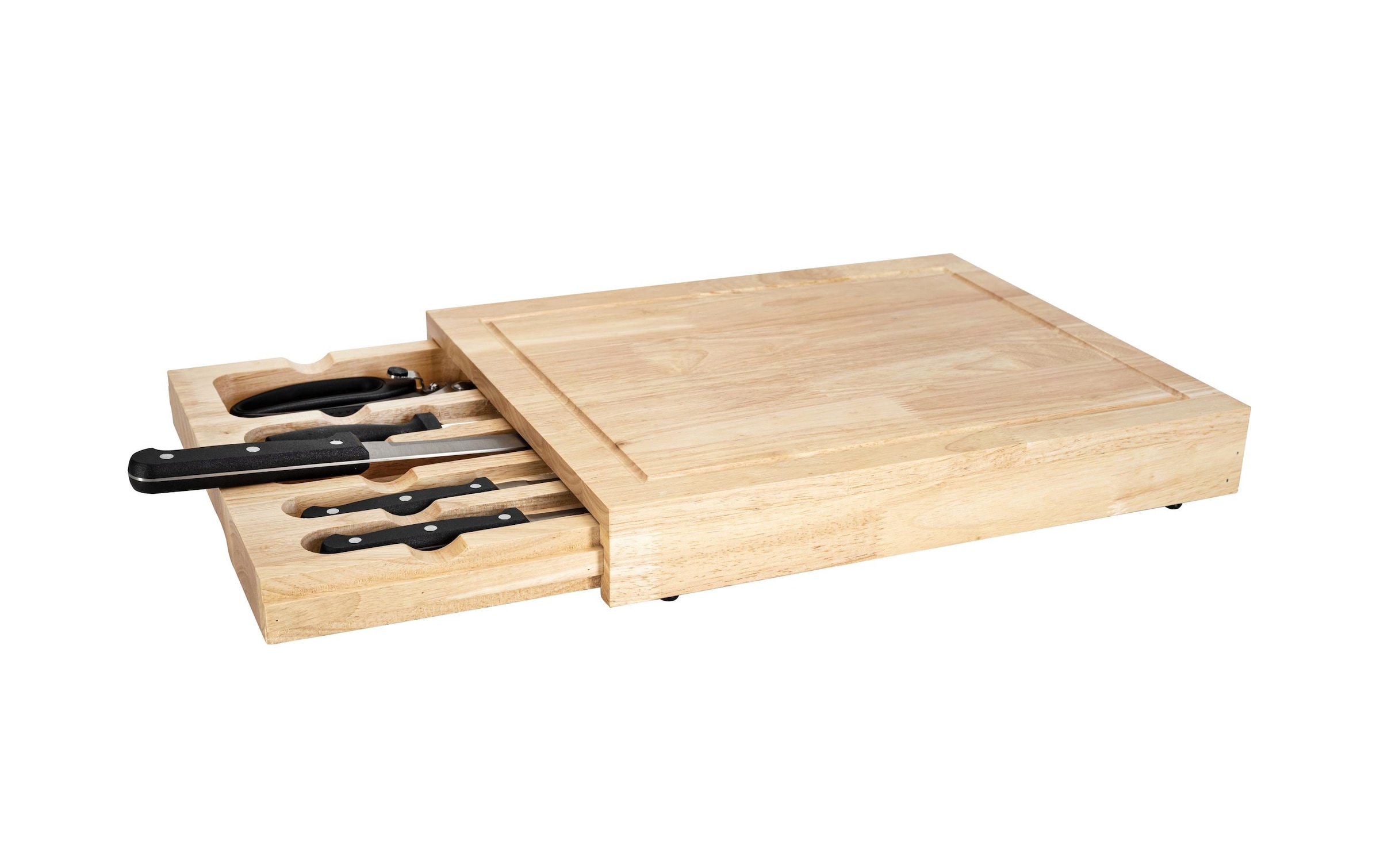 Nouvel Messer-Set »Grill-Messerset«, (6 tlg.), Holzart: Gummibaum