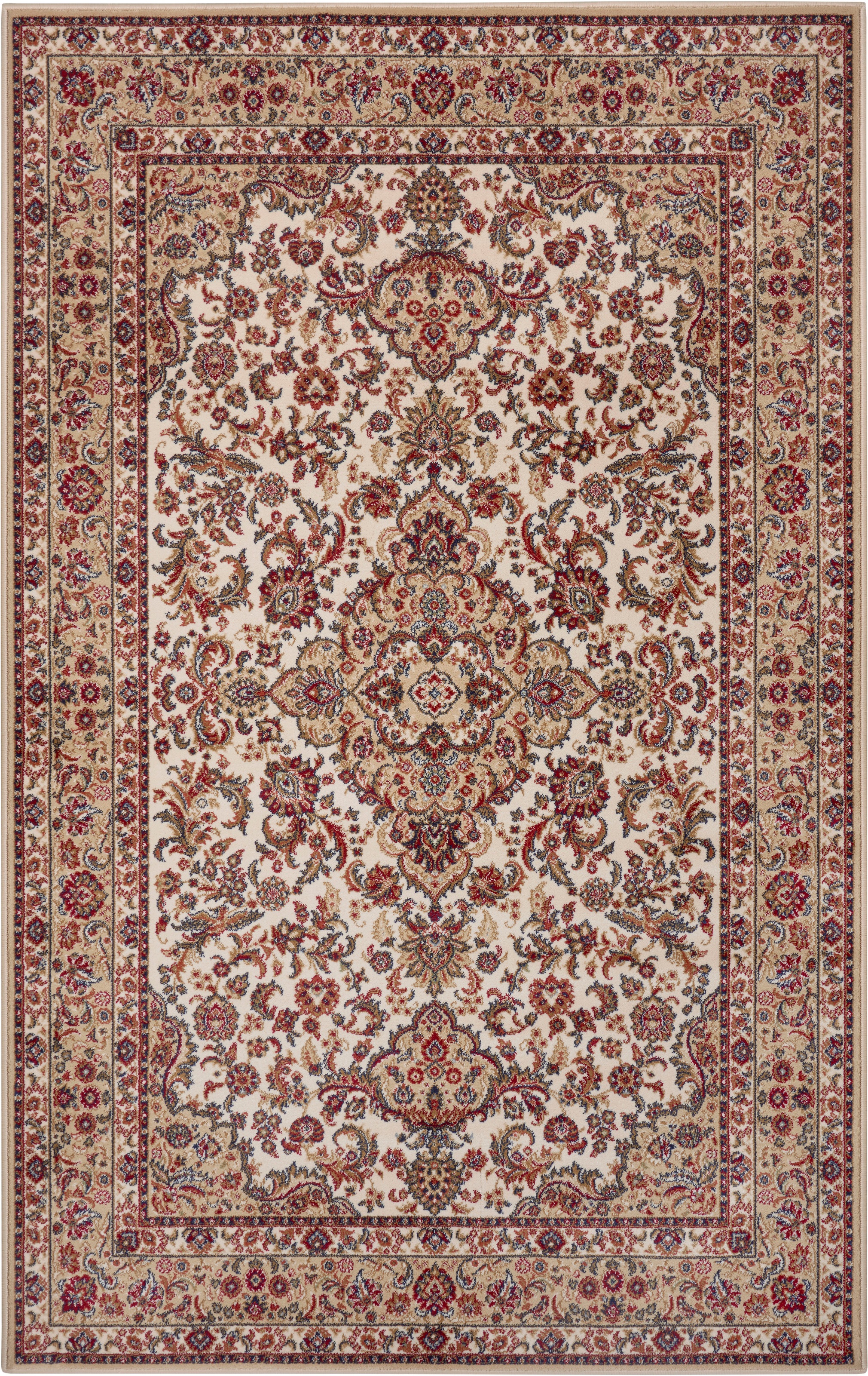 NOURISTAN Teppich »Zahra«, rechteckig, 10 mm Höhe, Orientalisch, Orient, Kurzflor, Wohnzimmer, Schlafzimmer, Esszimmer
