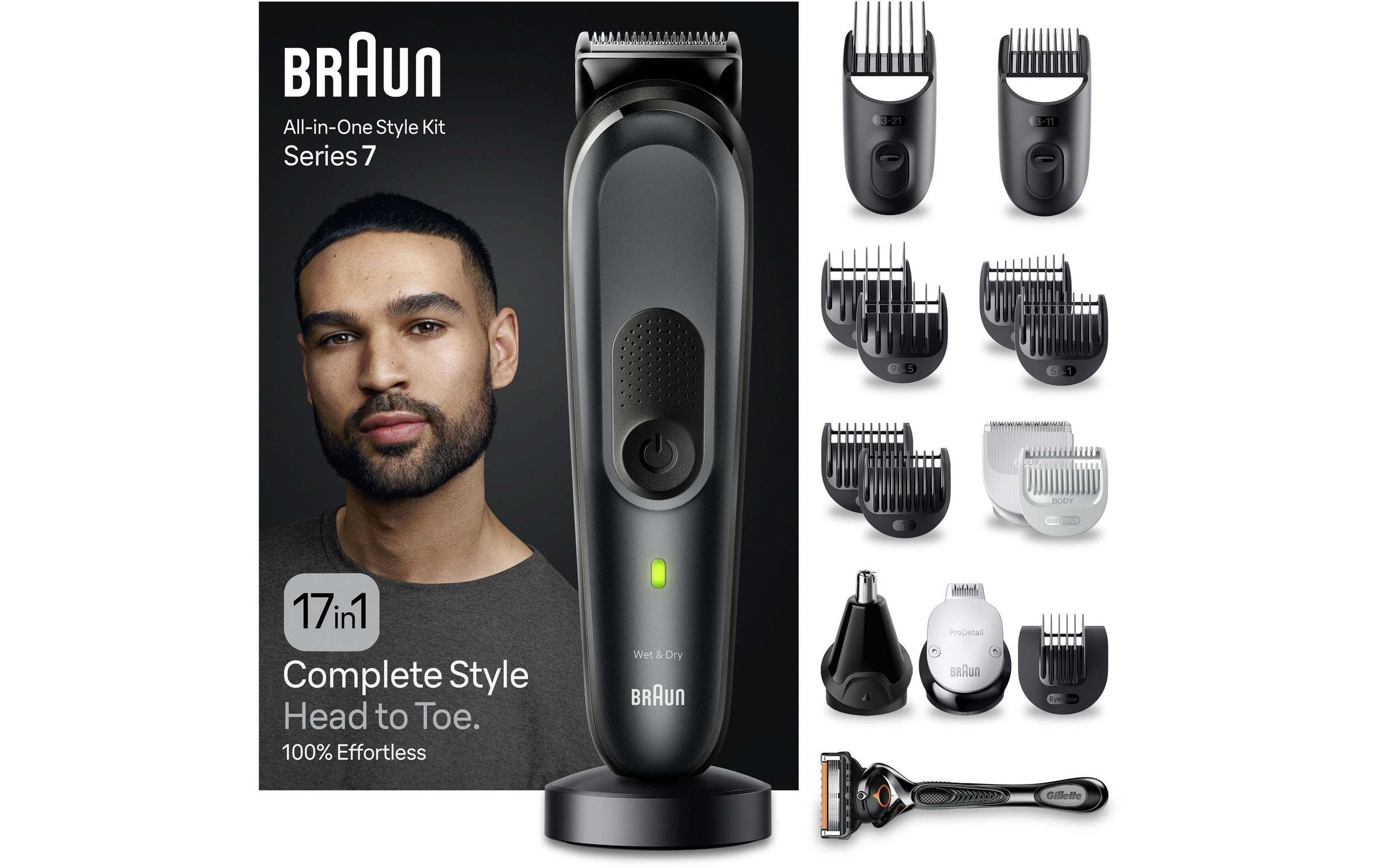 Braun Haar- und Bartschneider »Braun Rasierer MultiGroomerKit MGK7491«