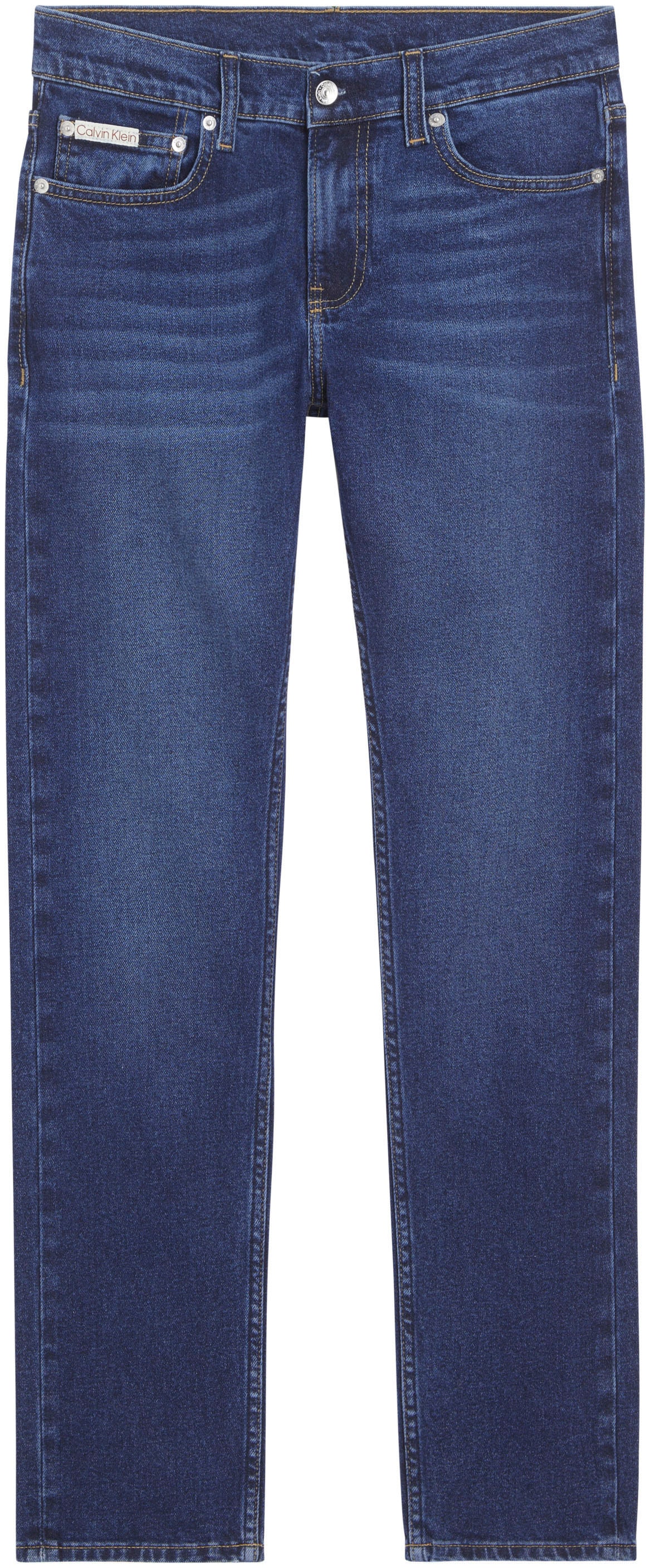 Calvin Klein Jeans Slim-fit-Jeans »SLIM«, Coinpocket, Logostickerei