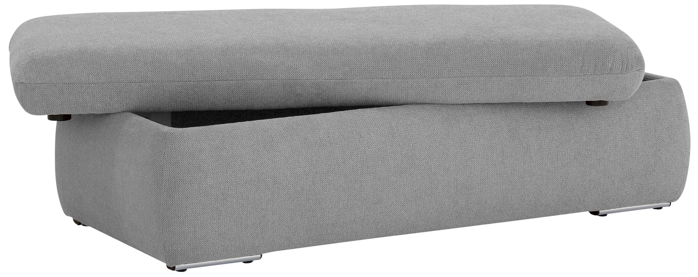 INOSIGN Polsterhocker »Avesa«, Mit grossem Staufach, passend zur Serie "Avesa", B/T/H: 136/64/43 cm