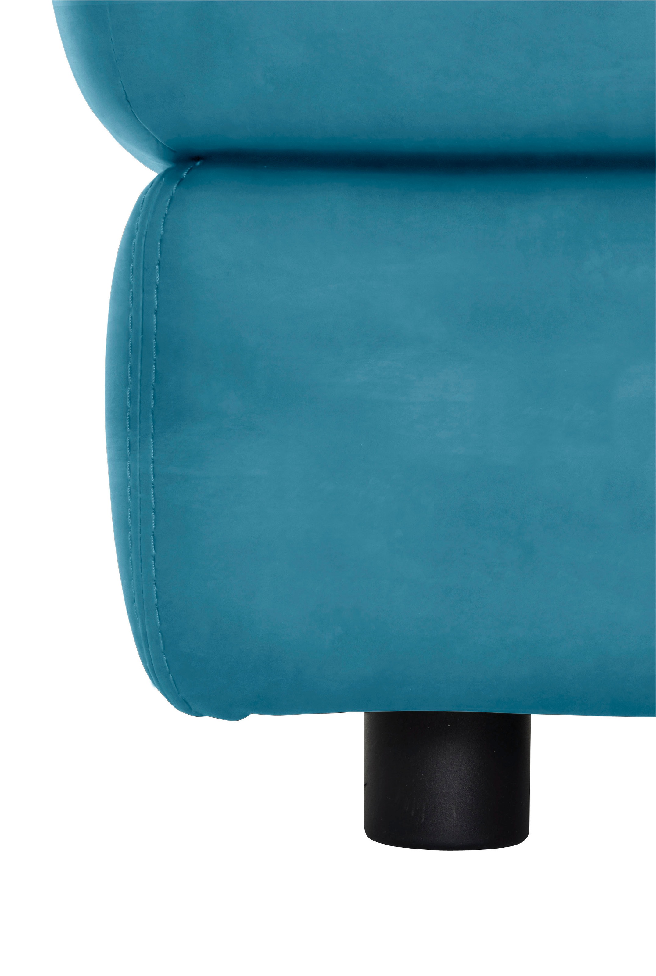 CALIA ITALIA Hocker »Gaia, in edlem Design und mit erstklassigem Sitzkomfort«, aus pflegeleichtem Luxus-Microfaser Ginevra Hydro Care