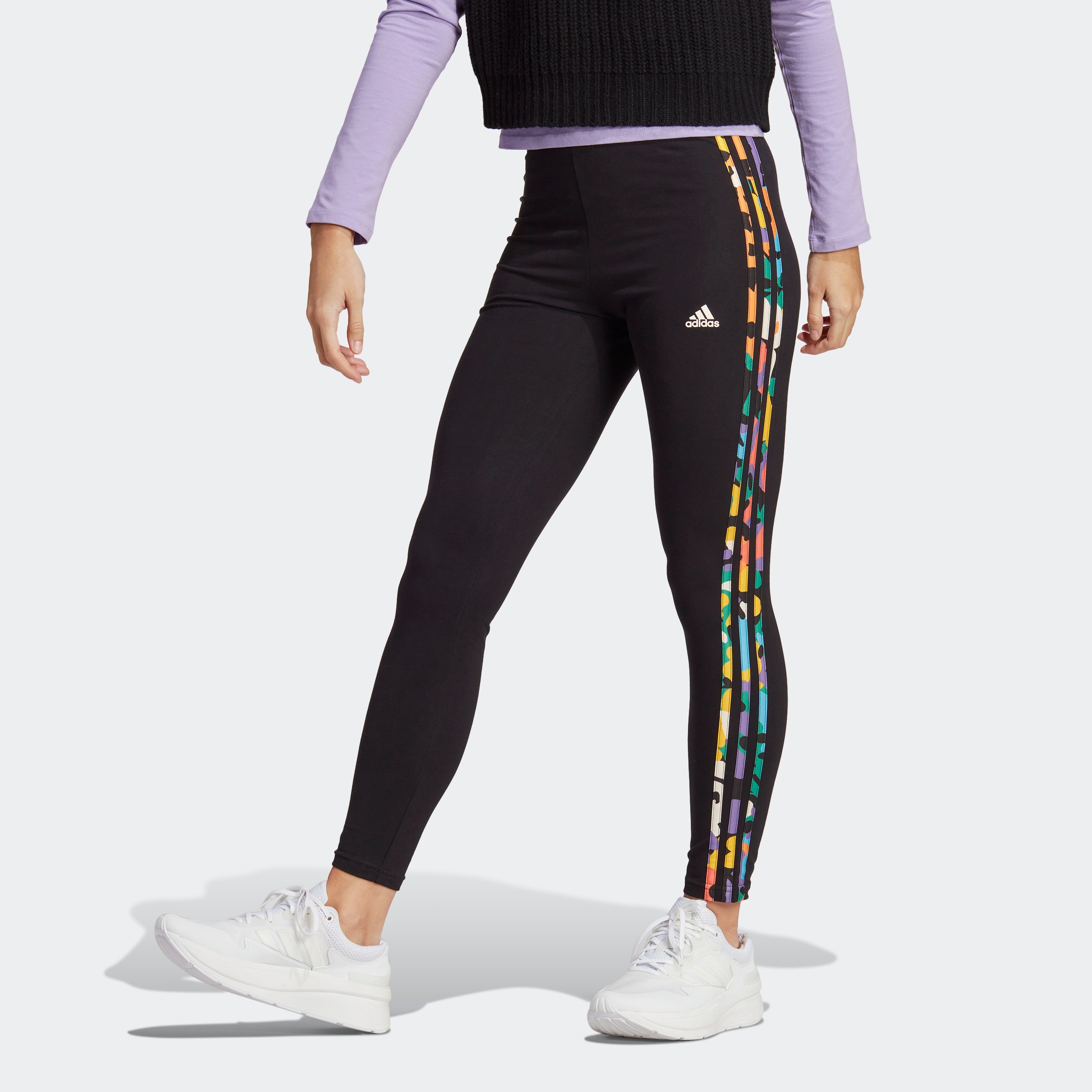 adidas Sportswear Leggings »ESSENTIALS 3-STREIFEN HIGH-WAISTED SINGLE JERSEY« kaufen