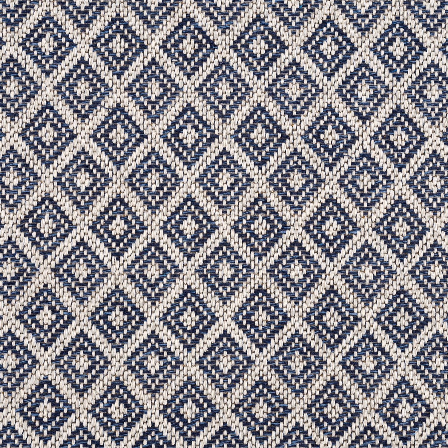 Carpet City Teppich »Cotton«, rechteckig, 5 mm Höhe, Flachgewebe, 100% Baumwolle, Rauten-Optik, Pflegeleicht